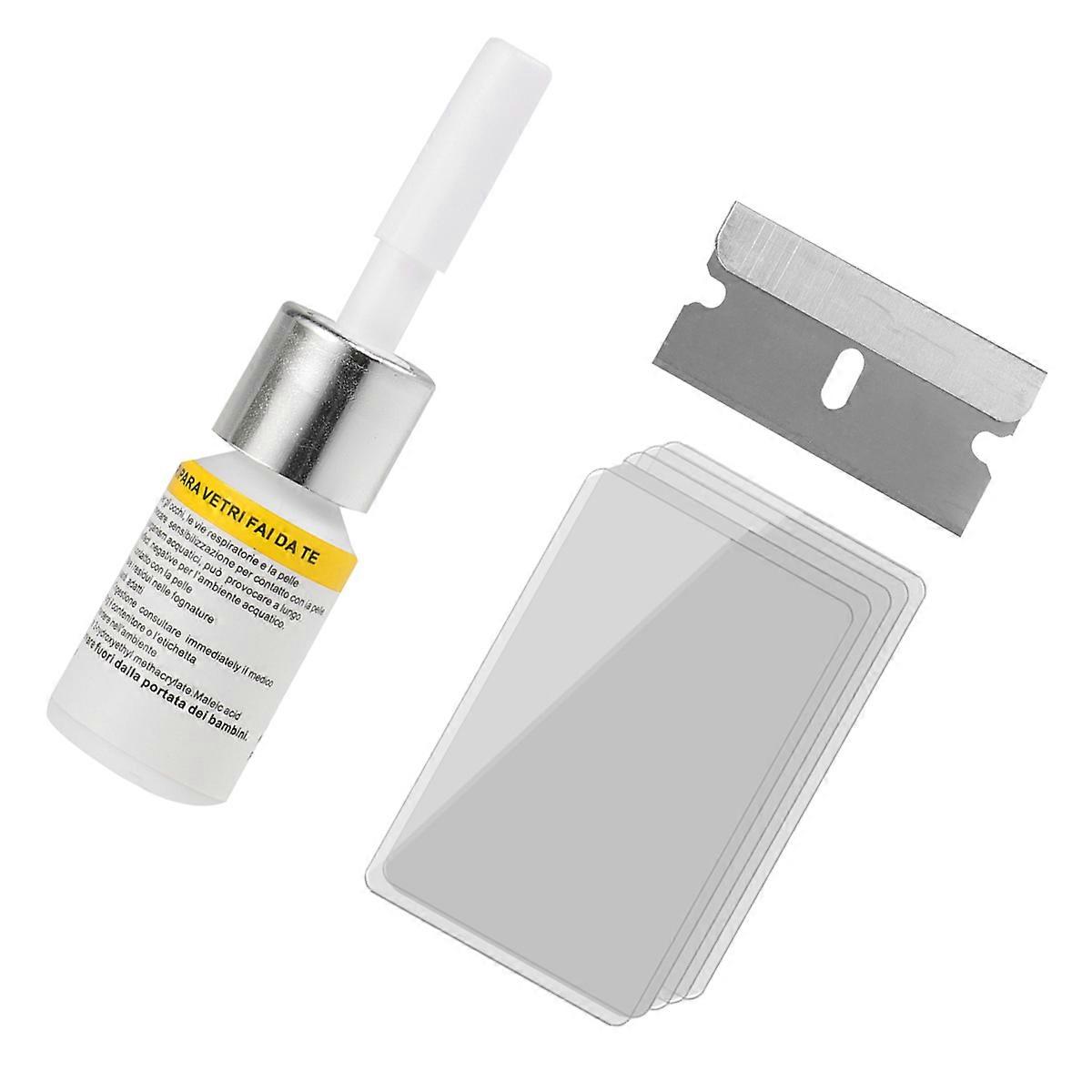 Windshield Repair Kit for Car Glass Restoration Tools Set Damaged Windshield Repair Glue Bonding 1Set