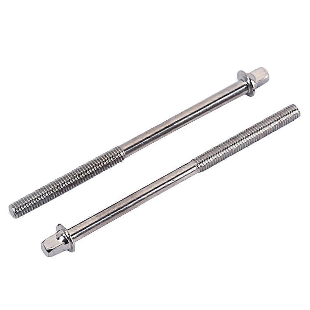 Drum Tension Rods for Snare Drums Replacement Screws for Percussion Instruments, Compatible with Silver Finish, Easy Repair Solution
