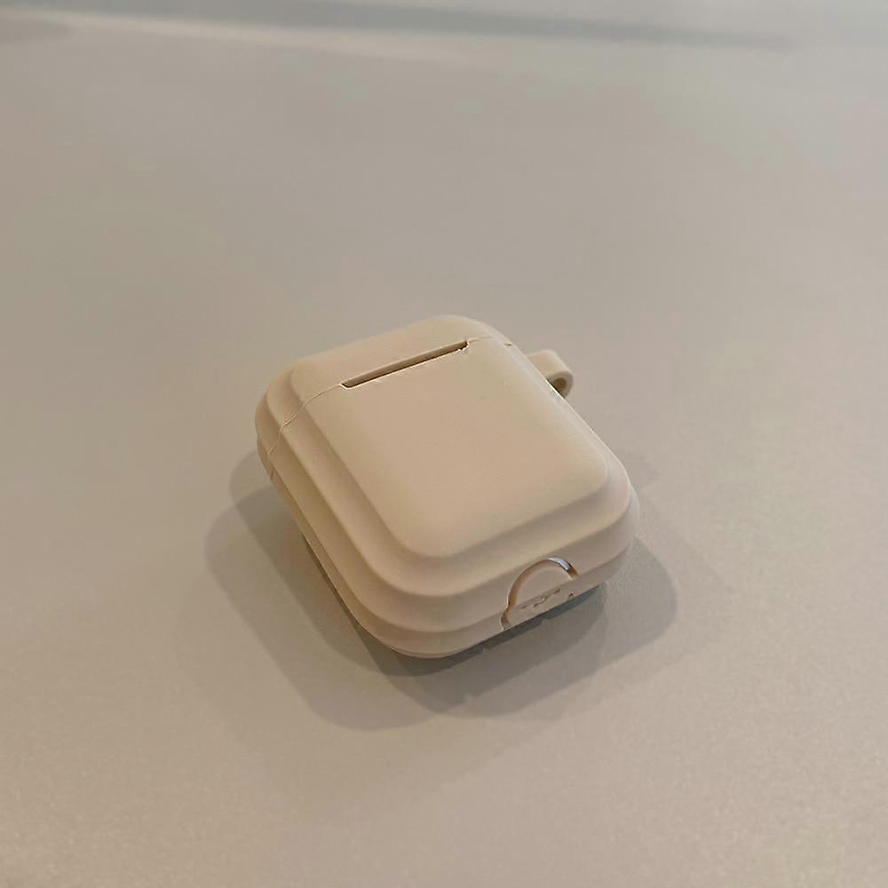 For AirPods 3 Case Soft Silicone Dustproof Dust Plug Khaki Brown Wireless Earphone Cases for Apple Airpods 1 2 3 Pro Protective Cover Shell