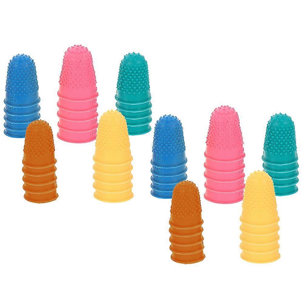 Rubber Finger Protectors for Sorting Writing Counting Tasks 50Pcs Pack