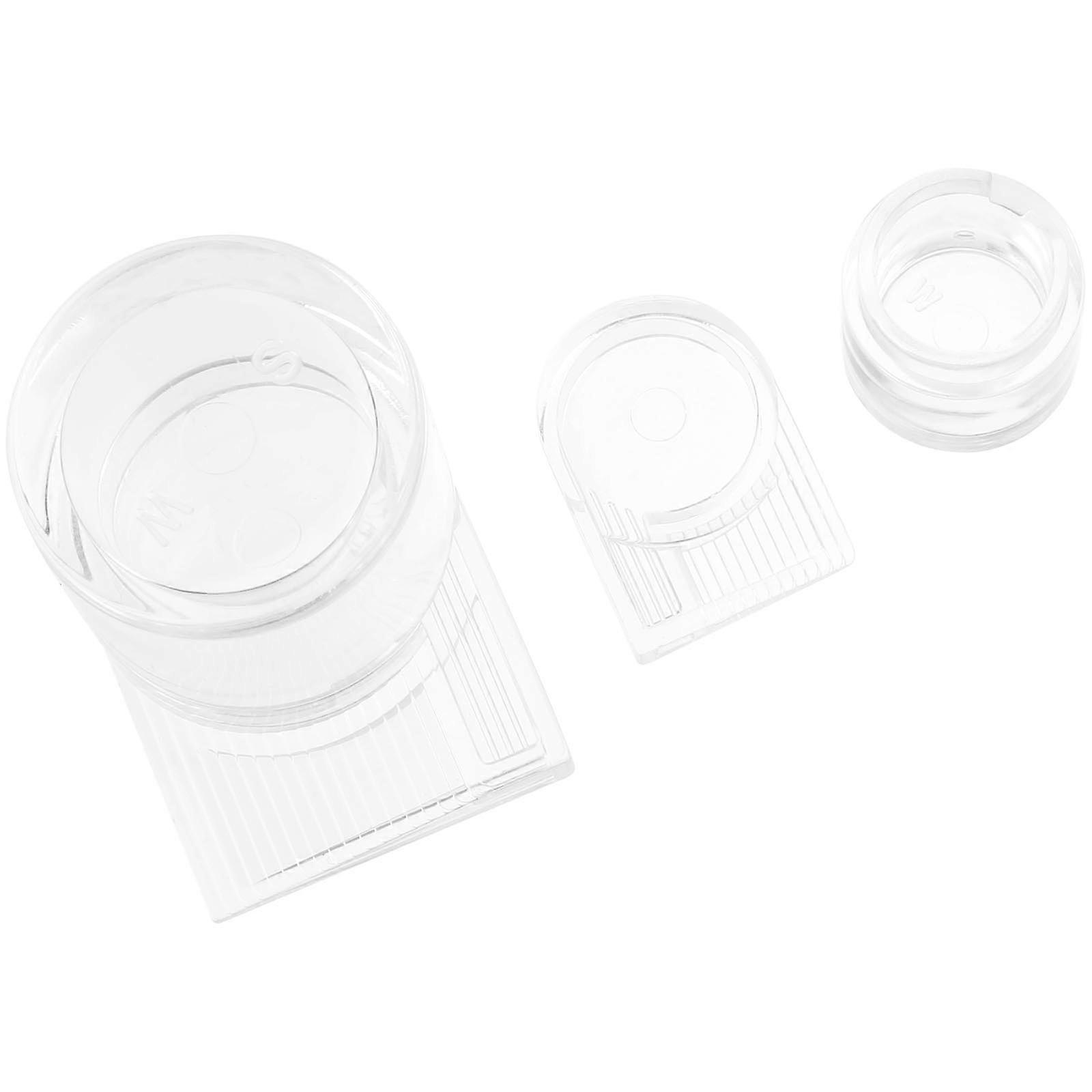 Water Feeding Area 2 Pcs Rectangular Ant Water Dispenser Transparent Accessory Lightweight