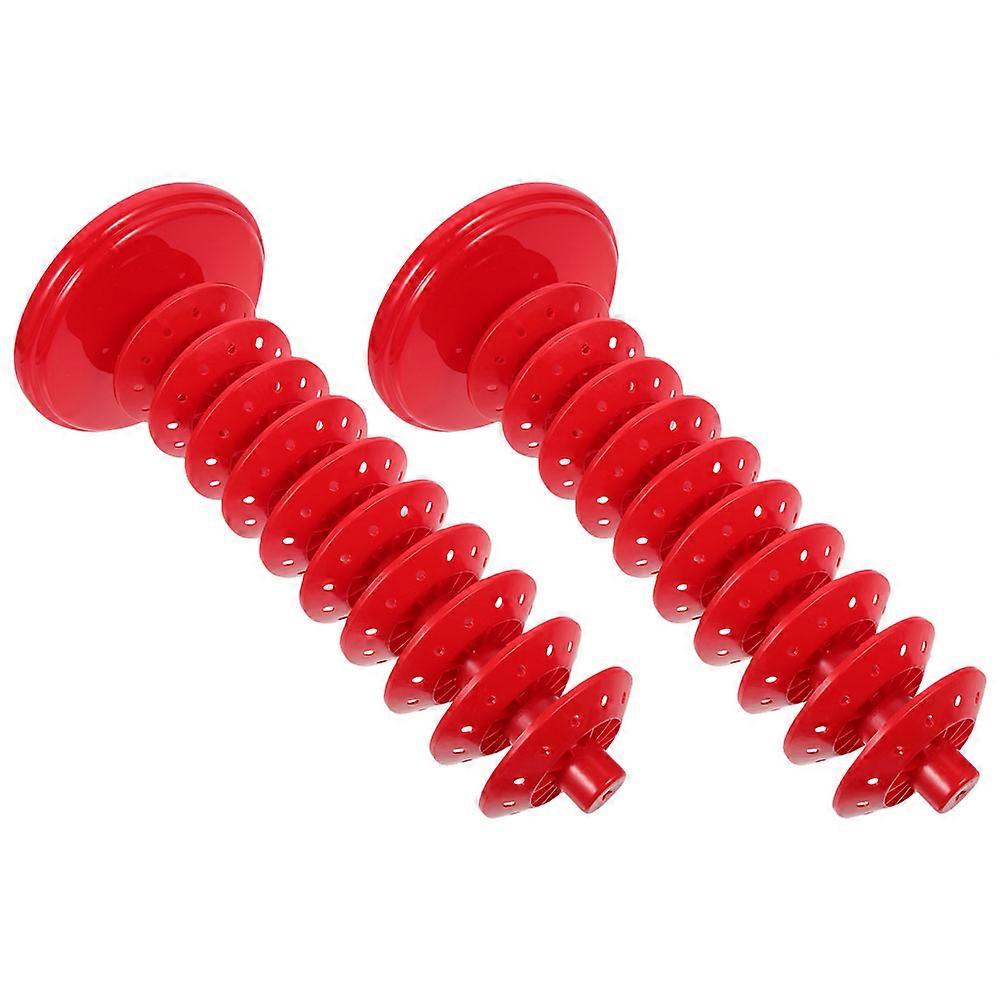 Lollipop Holder Display Stand Adjustable Height Candy Display Supply 2Pcs Red 32X15.5X15.5CM