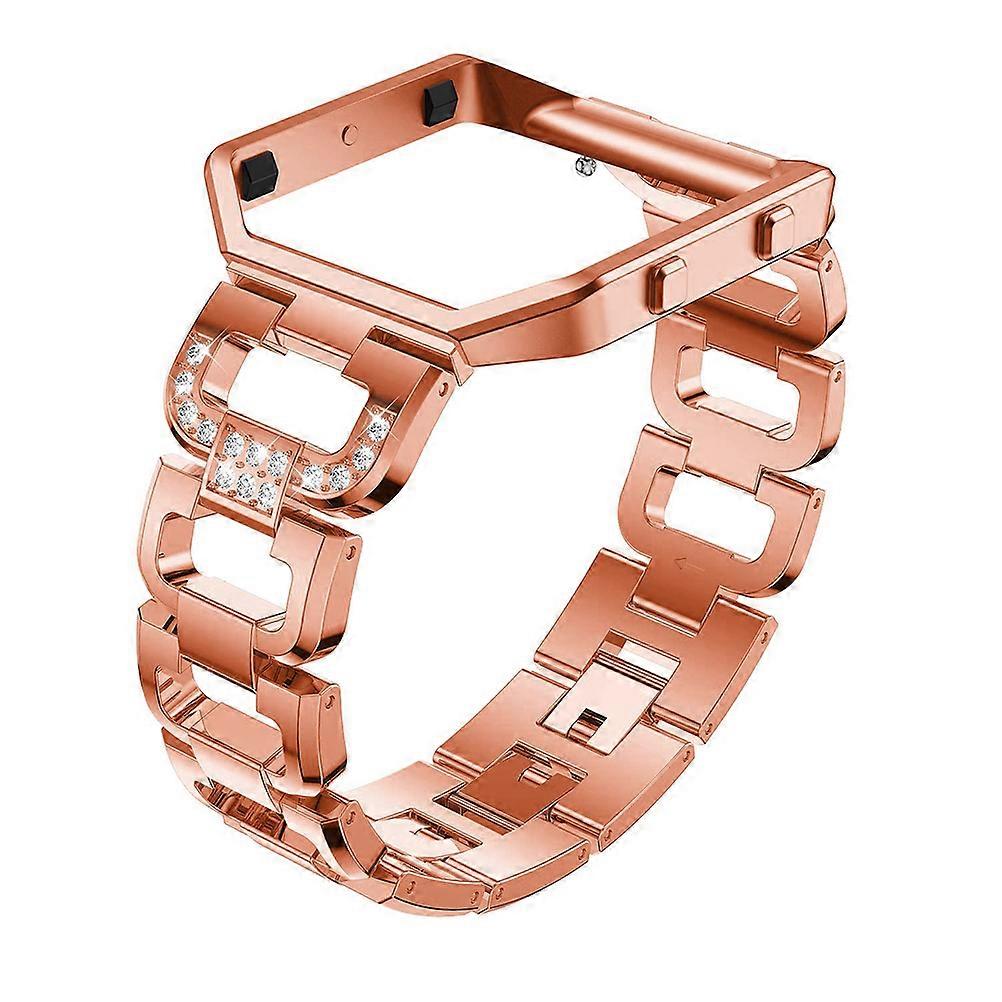 Stainless Steel Rhinestone Inlaid Watch Strap with Frame for Elegant D Shaped Replacement Band – Stylish, Comfortable & Easy to Install Accessory for