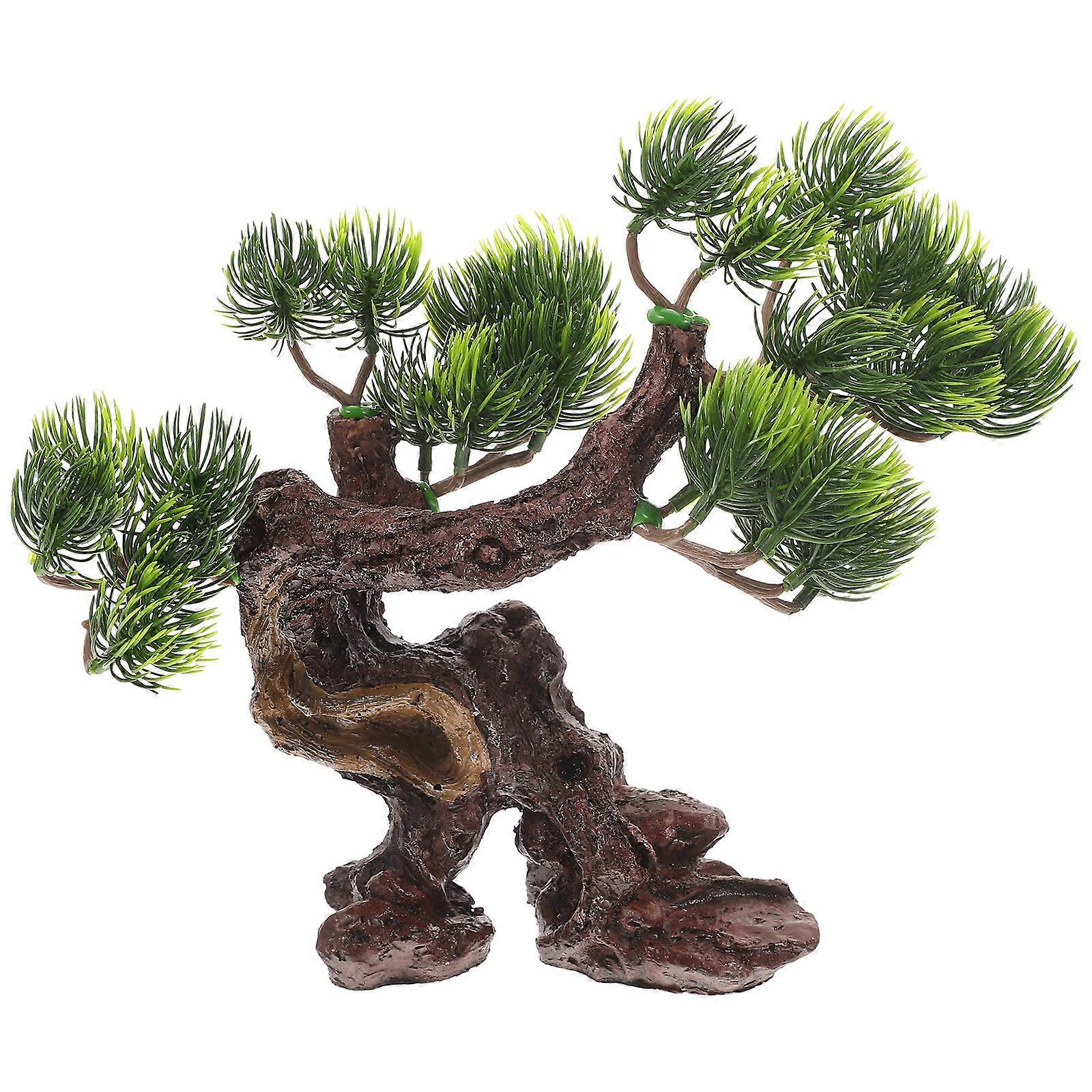 Simulated Pine Tree Ornament for DIY Resin Artificial Plant Lifelike Home Decor Multi