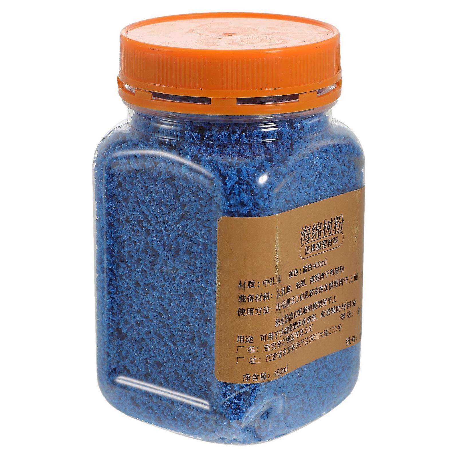 DIY Sand Table Material Landscape Basing Grass Dressing Sponge Moss Blue 400ml Decorative 1Set