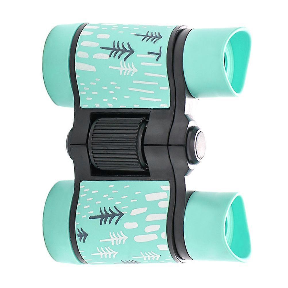 おもちゃの望遠鏡愛らしい子供望遠鏡滑り止めグリップデザイン自然ウォッチングスカイブルー11.2X9cm 1個
