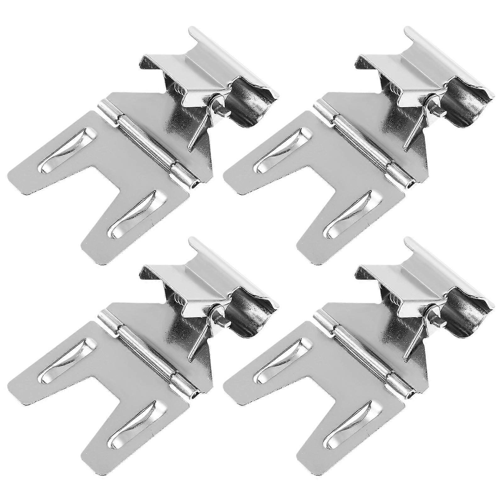 4pcs Silver Metal Price Label Clips for Cake Shop Display