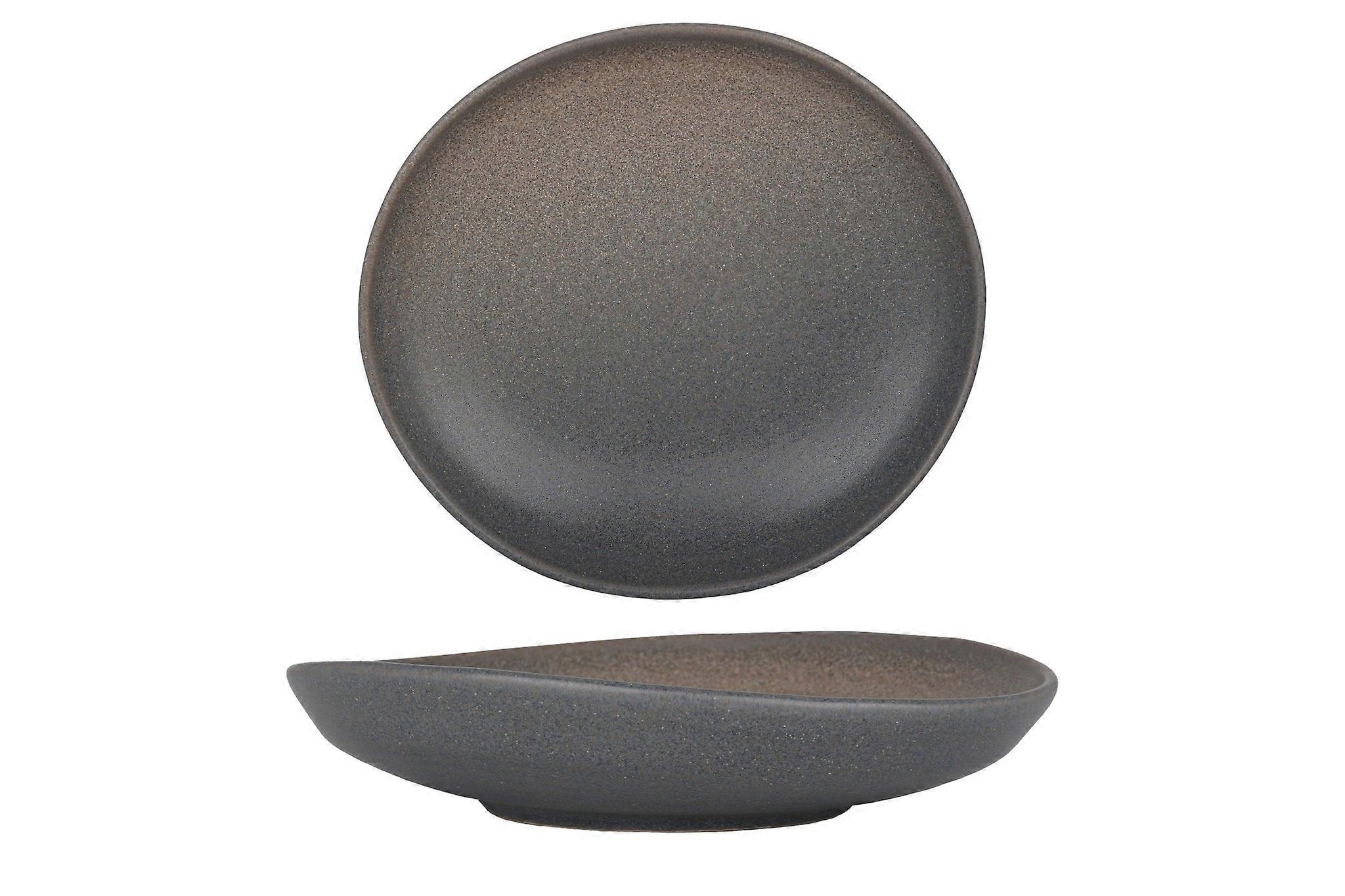 ボンナ ディーププレート - ホルンフェルス - 磁器 - 19 cm (350cc) - 6個セット