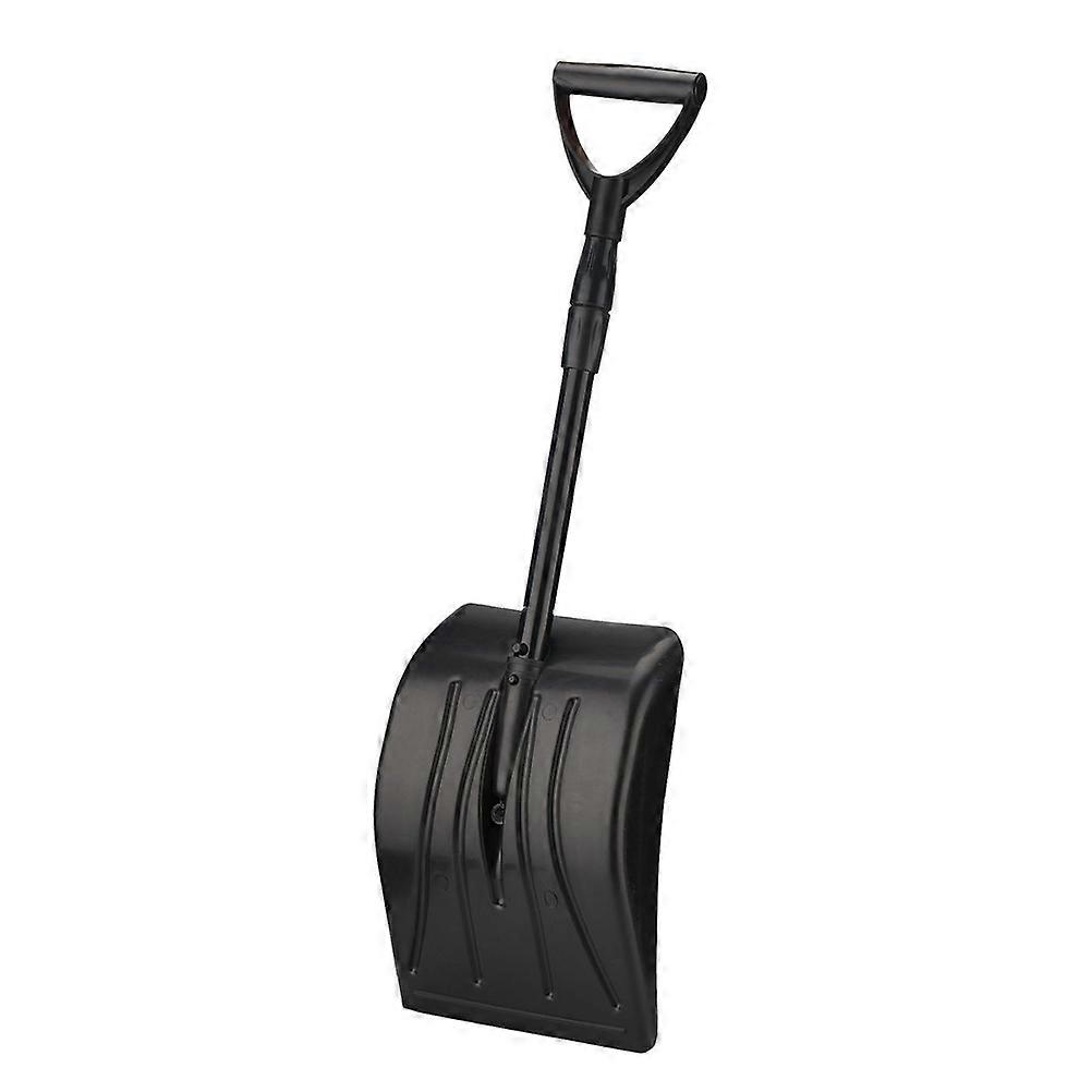 Outdoor Snow Clearing Tool 1Set Black Snow Removal Equipment Featuring Adjustable Telescopic Handle For Versatile Use
