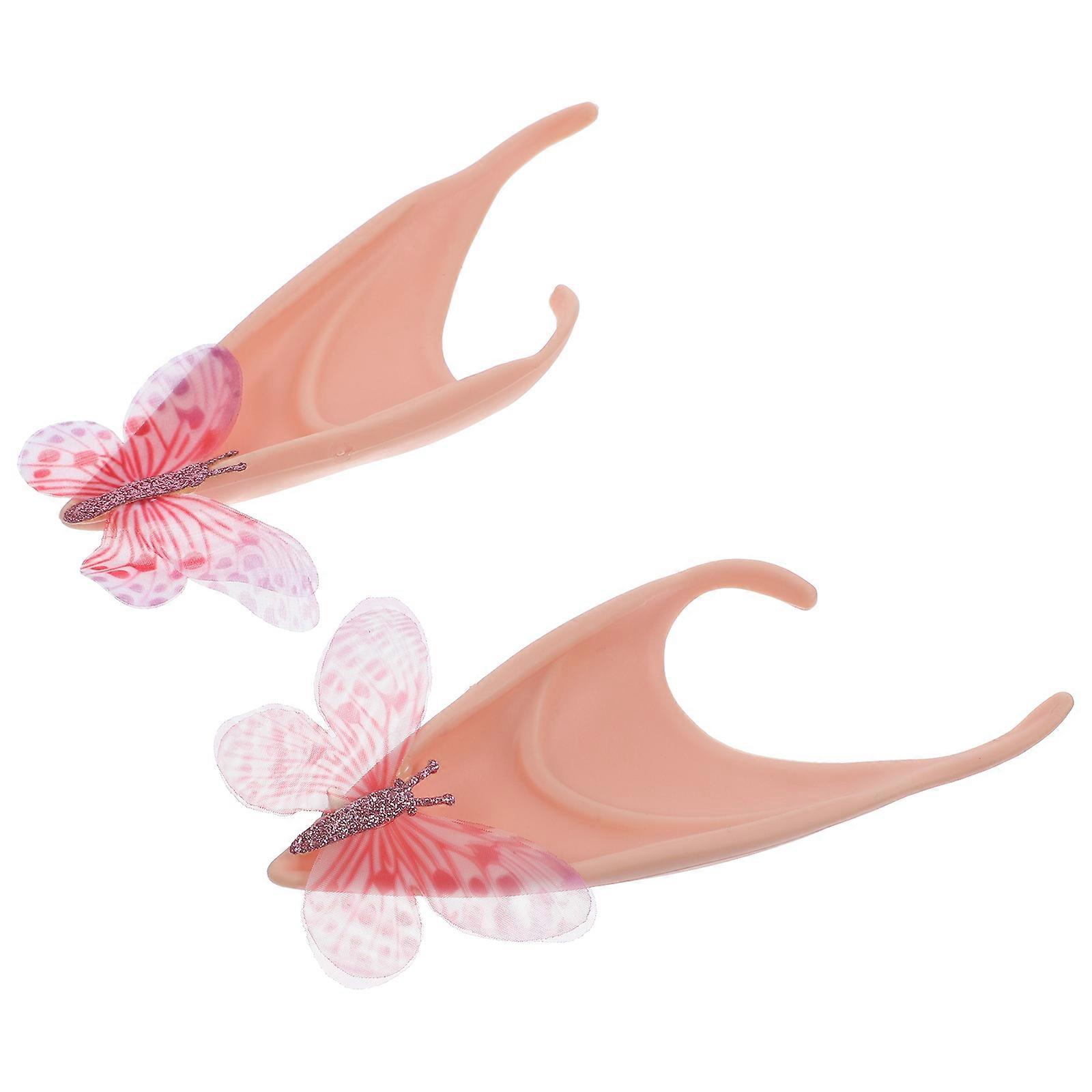 Elf Ears For Prom Parties Colleagues 4.7X1.8X0.6In Latex Comfortable 1 Pair