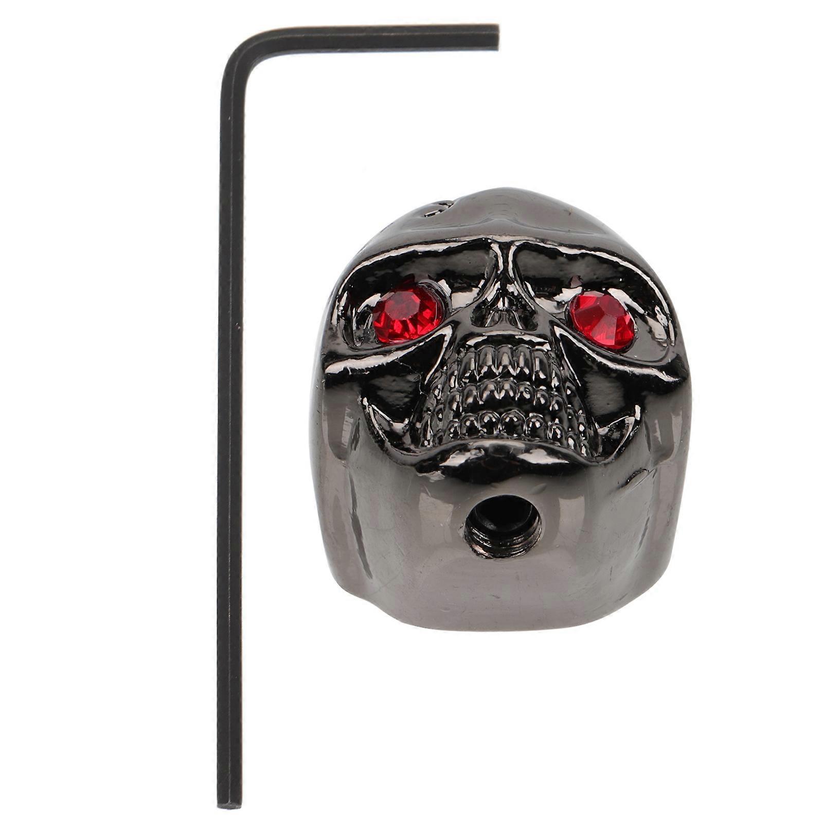 Multiple Effects Control Black Skull Design Daily Use Guitarists 1Pcs