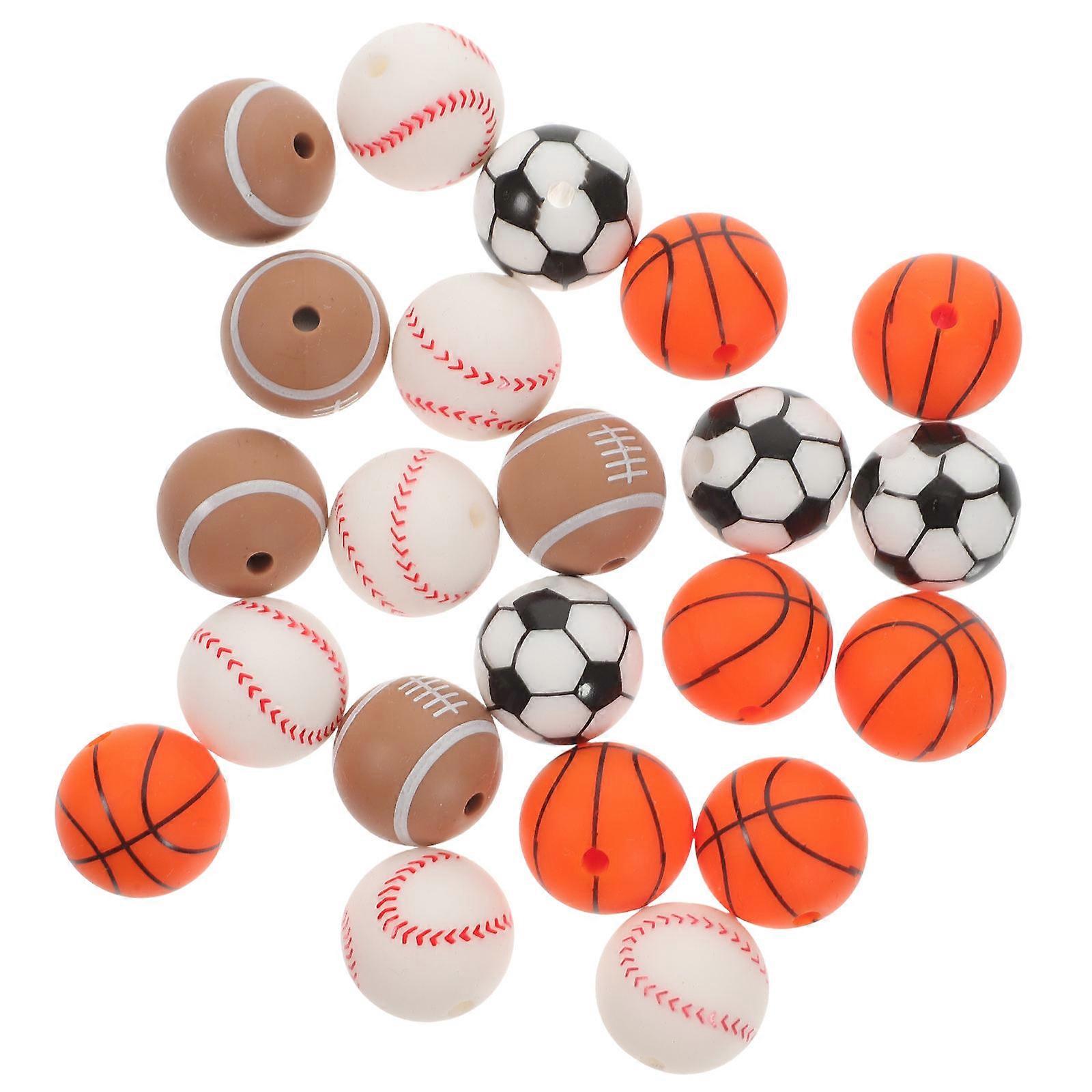 Flexible Silicone Beads for Crafting Projects, Easy to String Through for Custom Designs