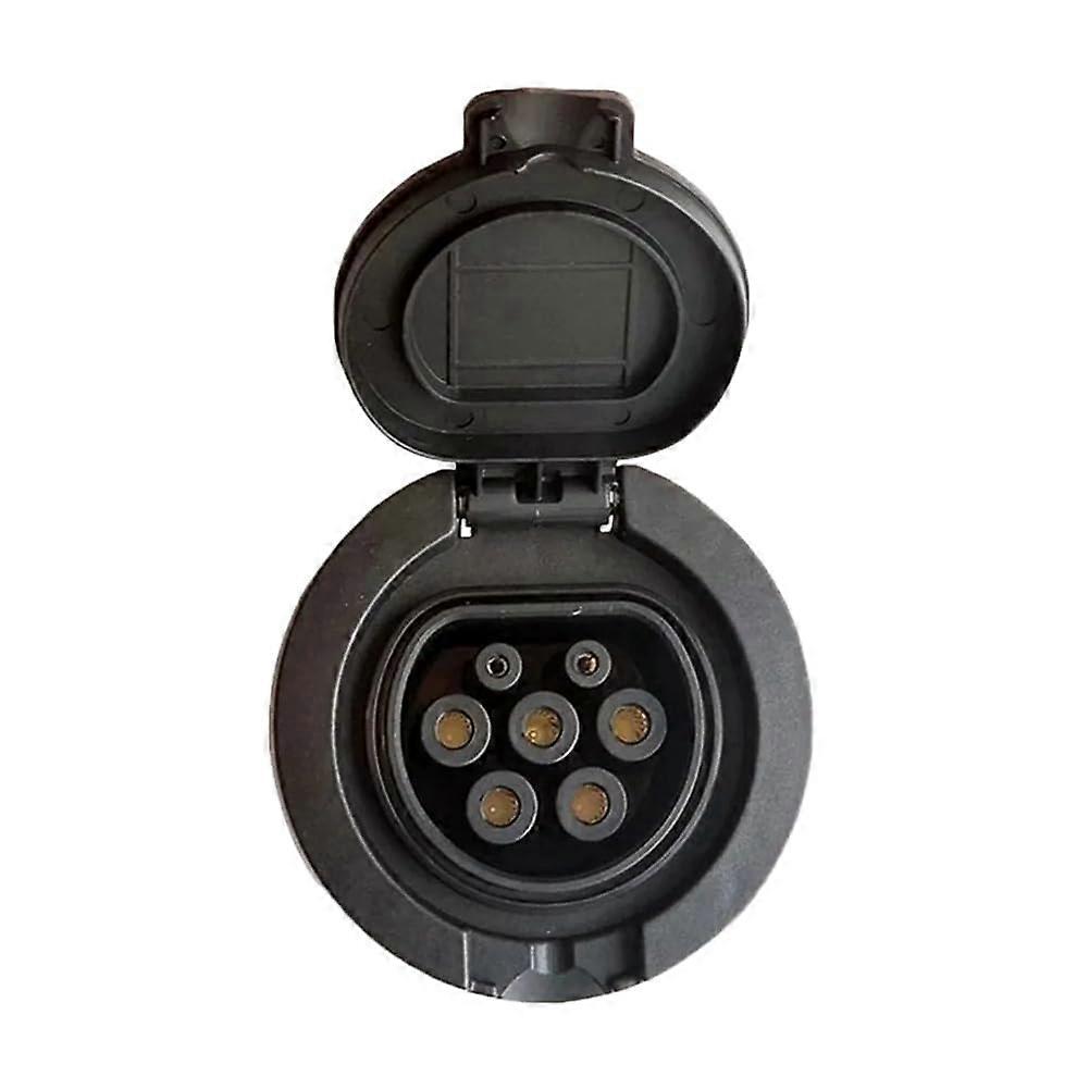 EV Charging Inlet Type 2, 4-Pole Fixed, European Standard IEC 62196-2, 32 A, 3-Phase AC