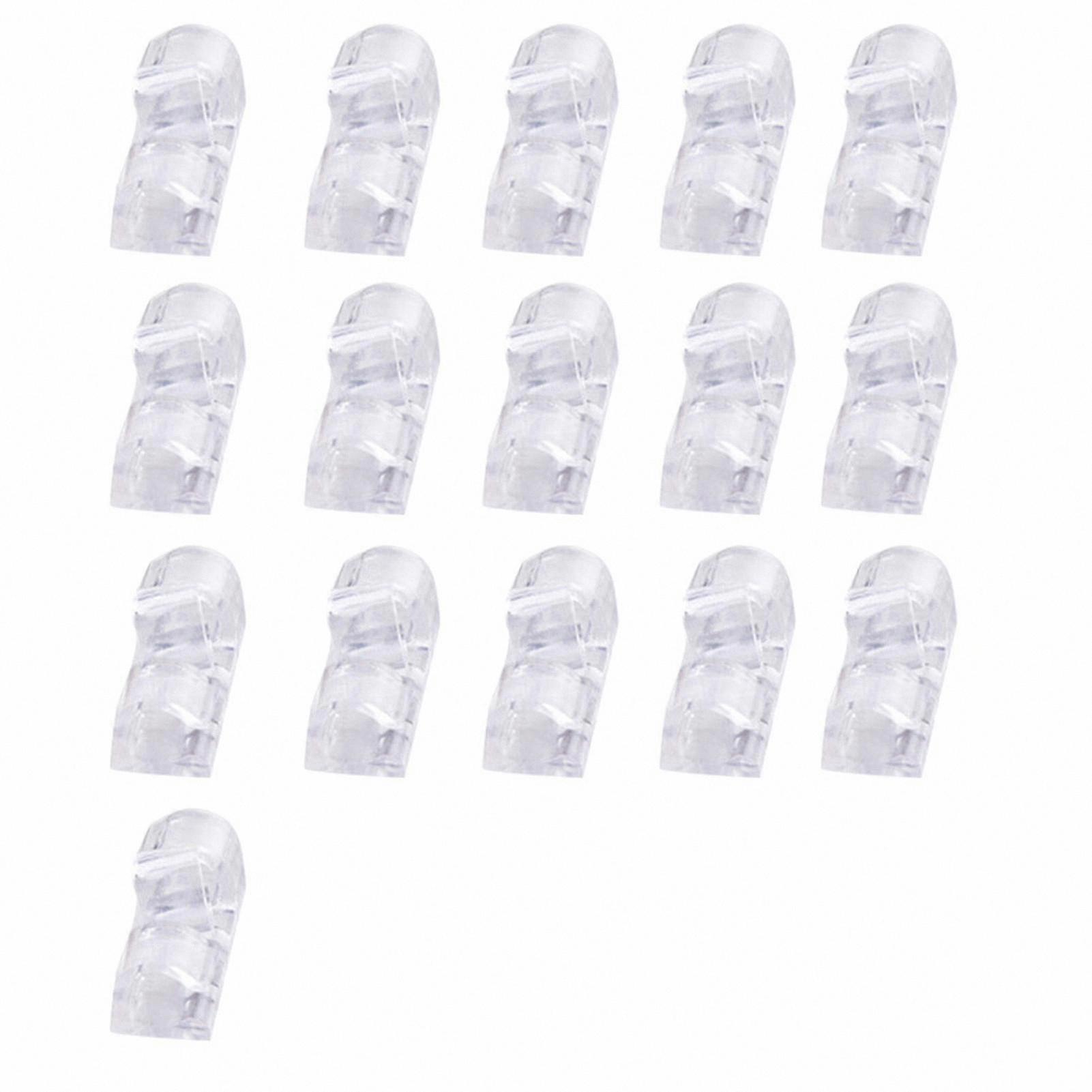 20-Pack Adhesive Cable Clips for Wire Management and Organization