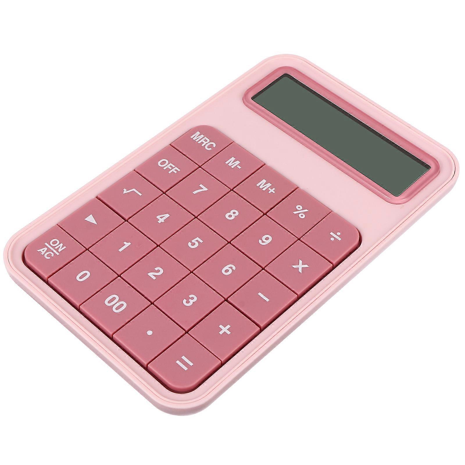 Stylish LCD Calculator for Office and Store Use   Safe Material with Detachable Buttons for Easy Calculation