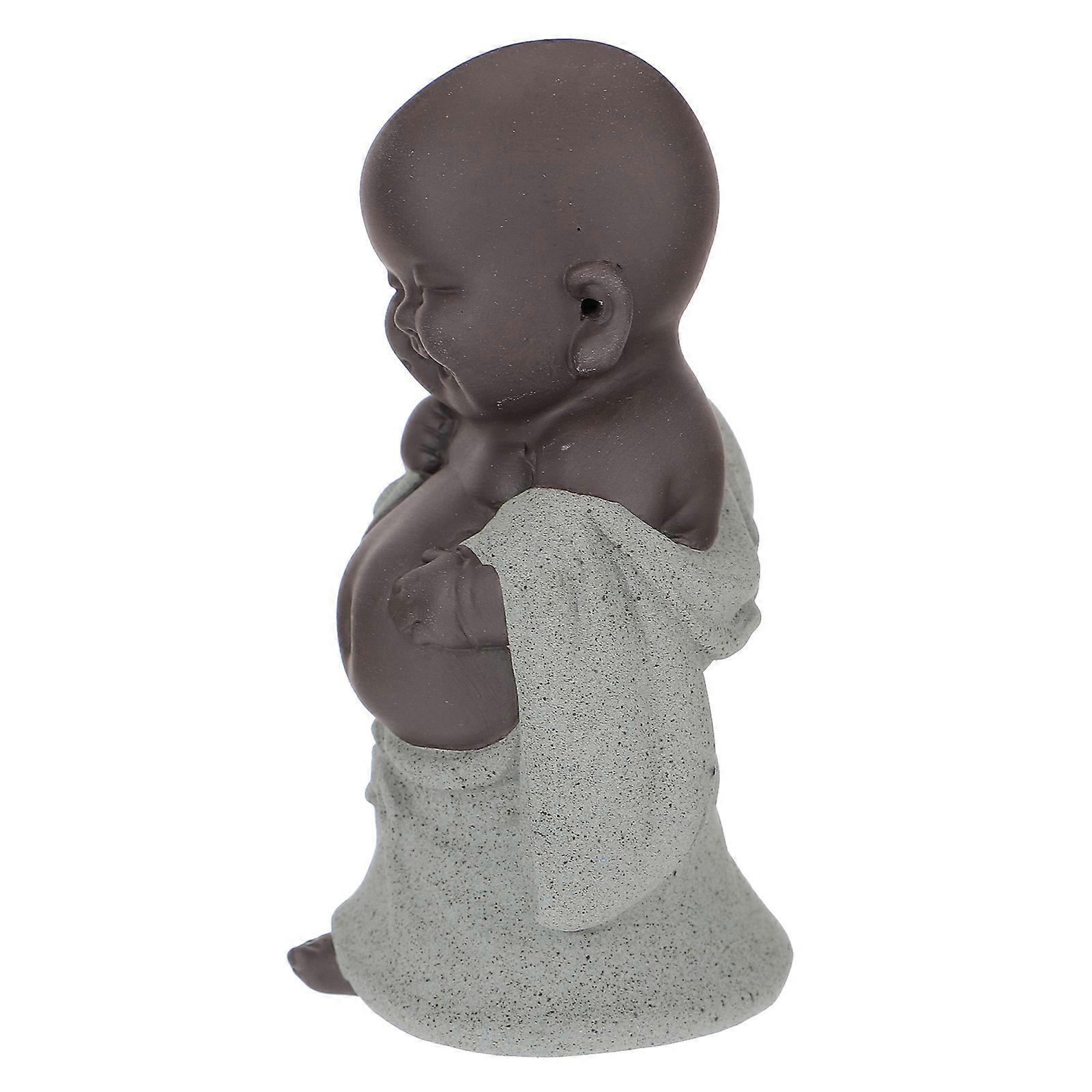 Creative Tea Table Decor Made Of Purple Clay With Religious Atmosphere For Home Interior Spaces Perfect For Office 1Pack