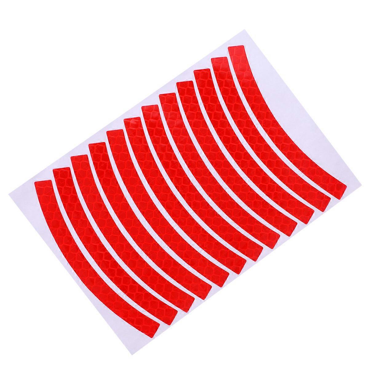 High Security Reflective Sticker Set Of 12Pcs For Children S Bike Luminous Reflective Strip Suitable For Darkness And Nighttime Activities