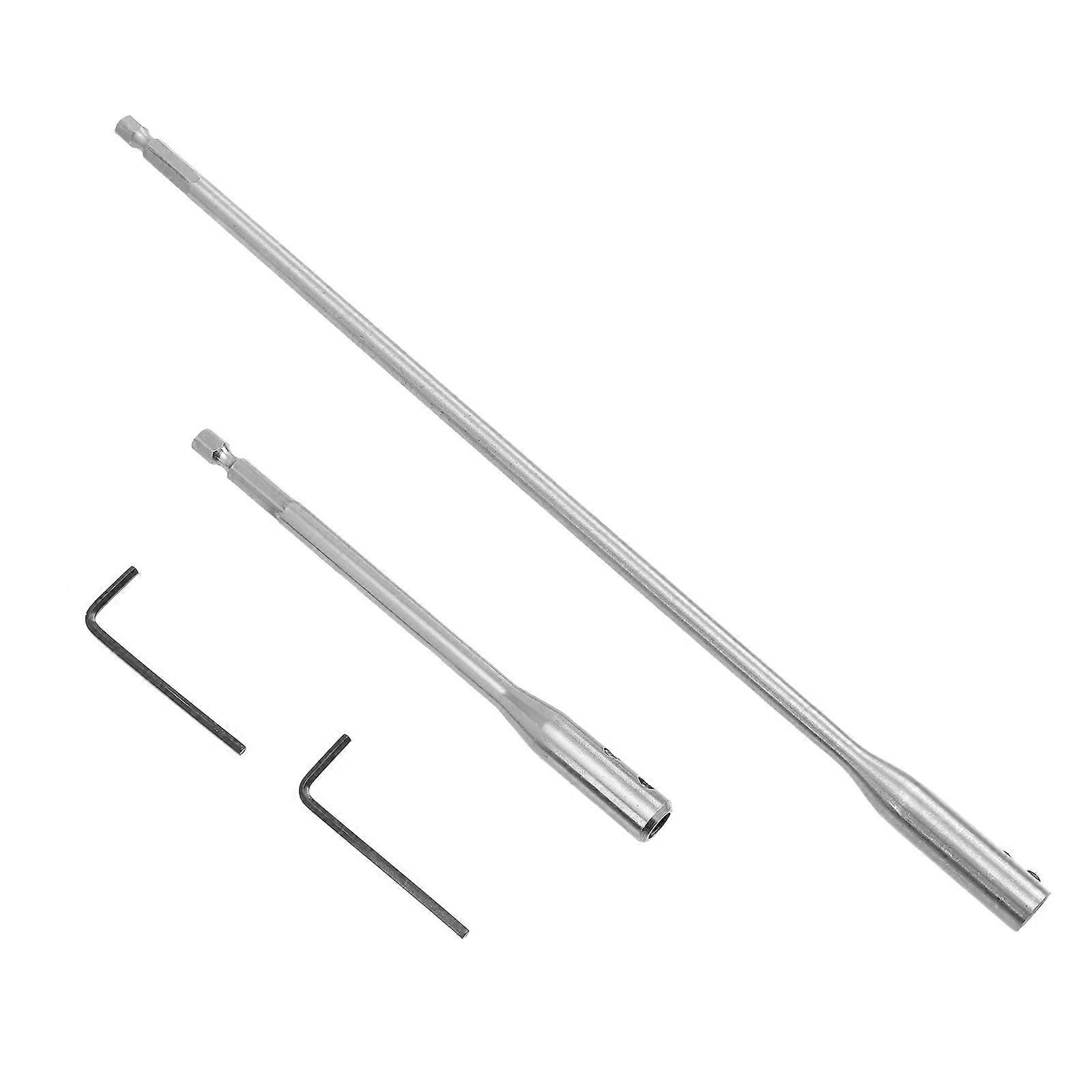 Bit Extension Set For Drill Function Ideal For DIY Projects And Workshops 1 Set In Silver Color