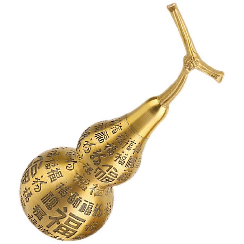 Decorative Gourd Statue Office Gourd Ornaments Family Prosperity Symbol Assorted Color 1Pack