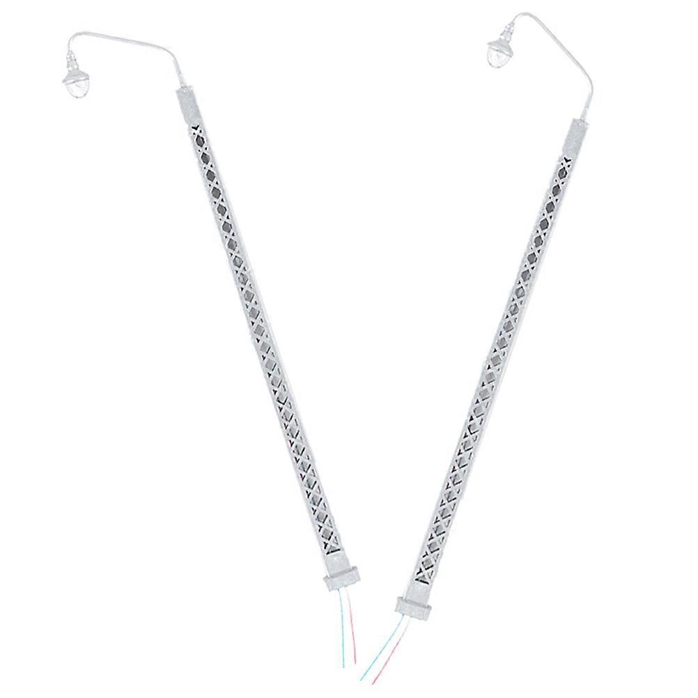 FRCOLOR 2pcs Railroad Light Model Sand Table Light Building Material Mini Light Model