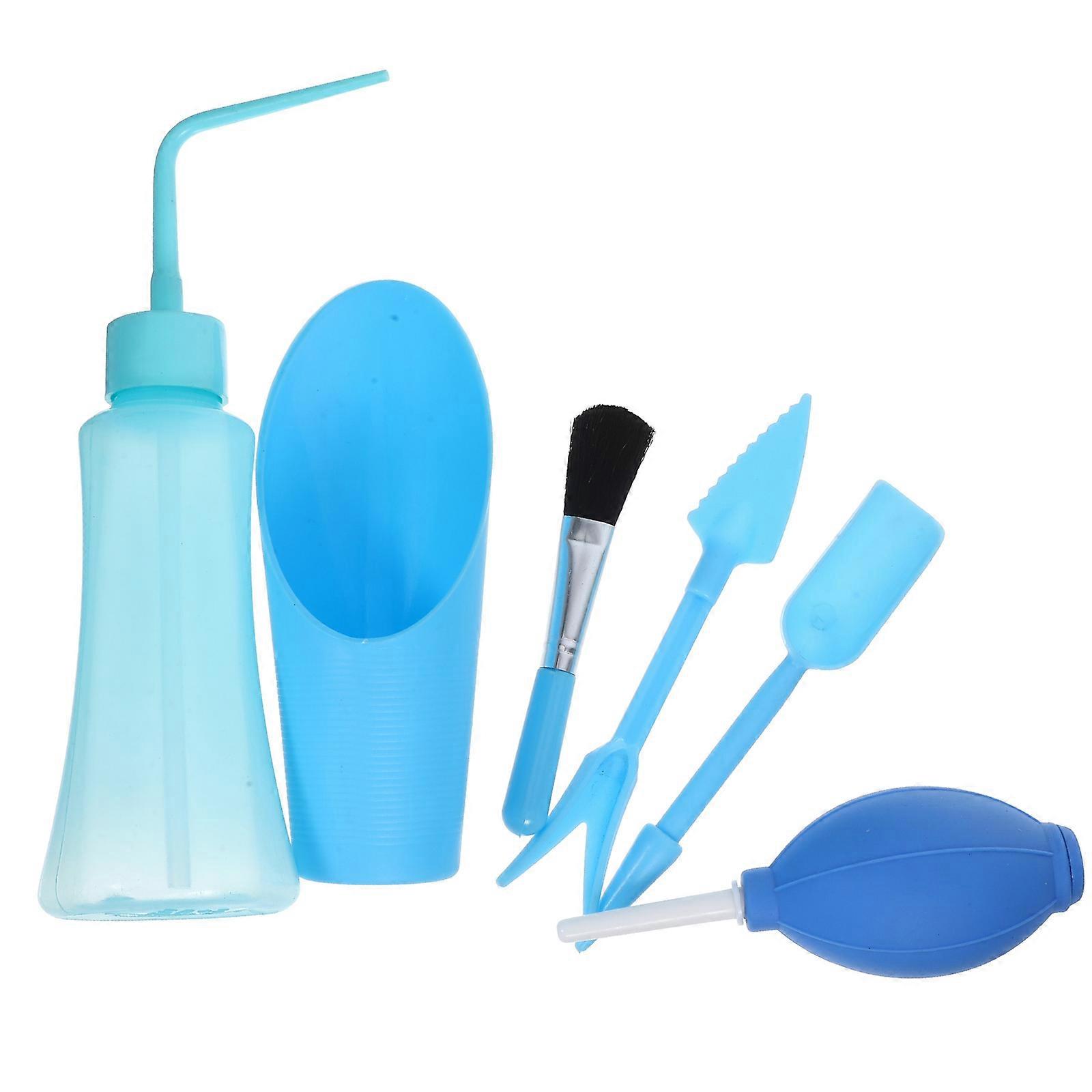 Blue PP Material Lightweight Gardening Tools Set for Home Use with Comfortable Handle 1 Set Mini Tools