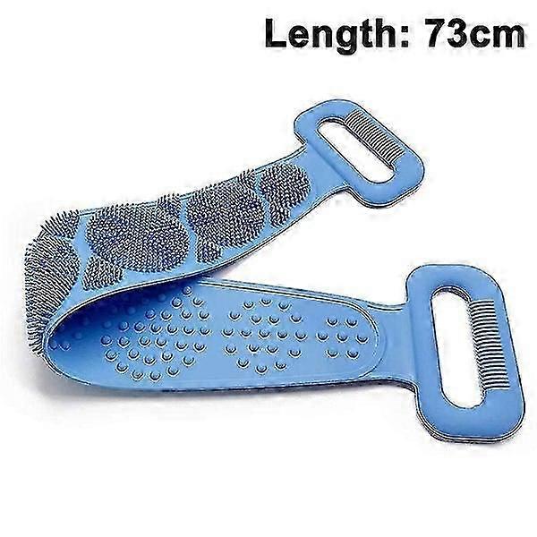 Ensemble de brosses de douche double face en silicone