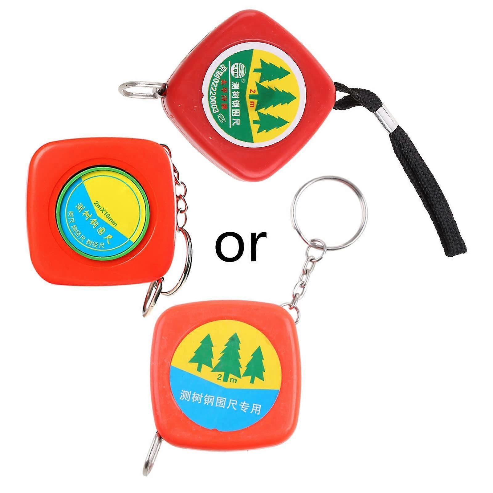 Tree Diameter Tape Soft Retractable Metal for Measuring Cylindrical Objects