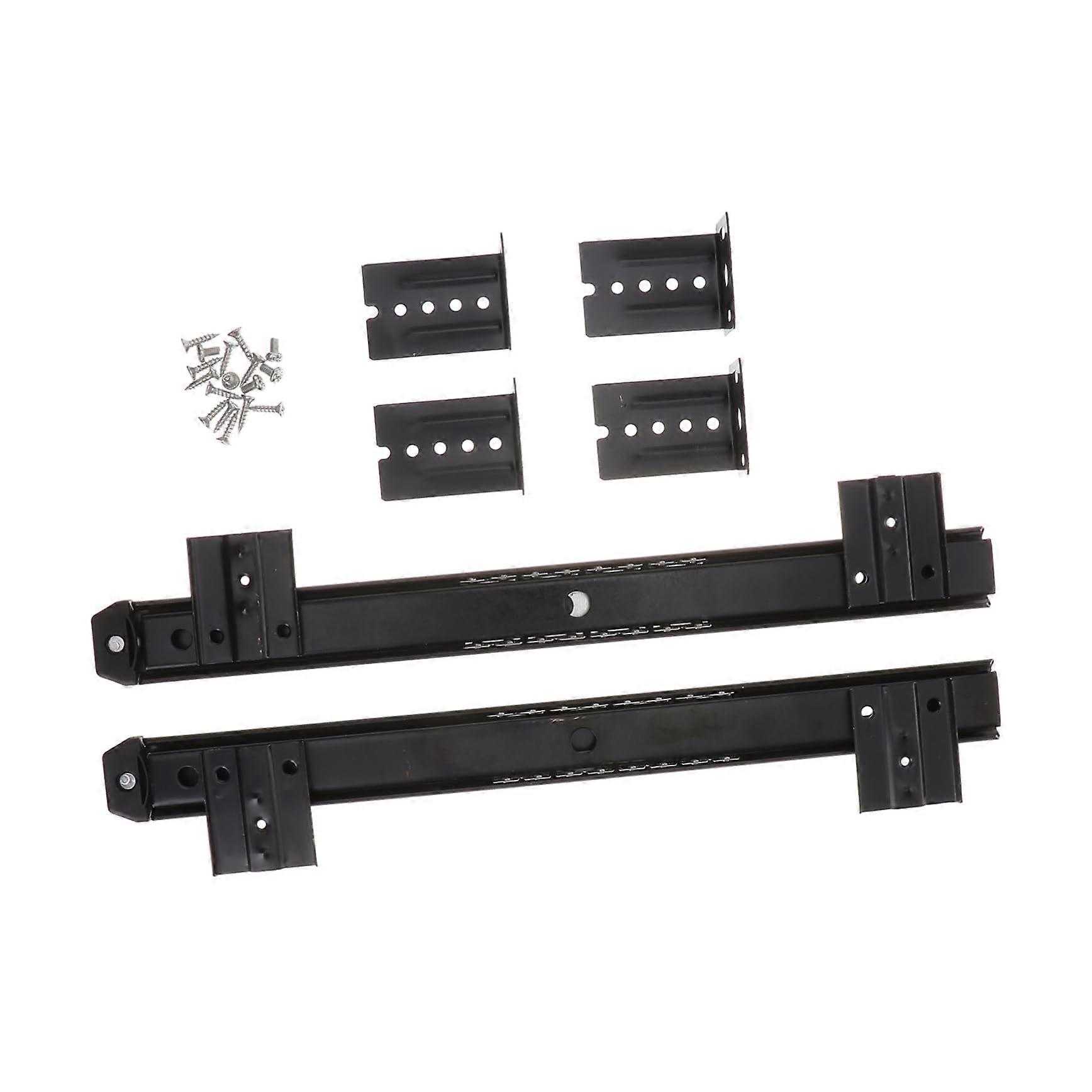 2 pieces of drawer slides, keyboard rails, drawer slides, heavyduty drawer slides, rails, computer desk, steel tray, drawer slides
