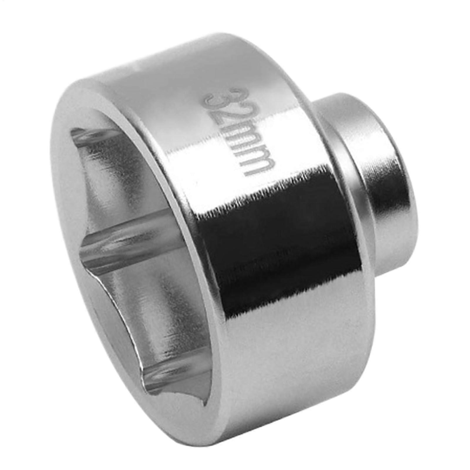 Oil Filter Cap Wrench 6-Point Socket, Durable Steel, 3/8-Inch Drive, For Oil Filter Replacement