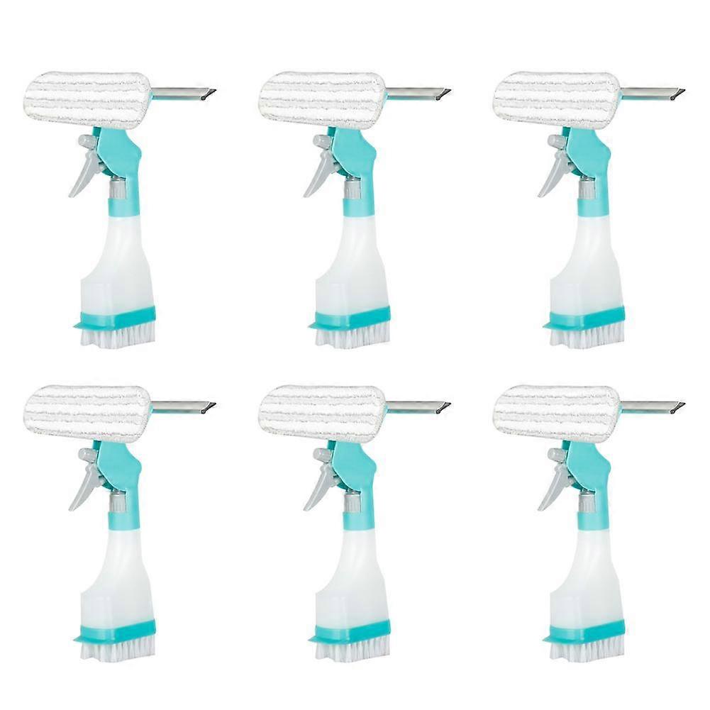 4 In 1 Window Cleaning Kit With Scraper Sprayer Sponge Brush For Multi Surface Glass Car Home