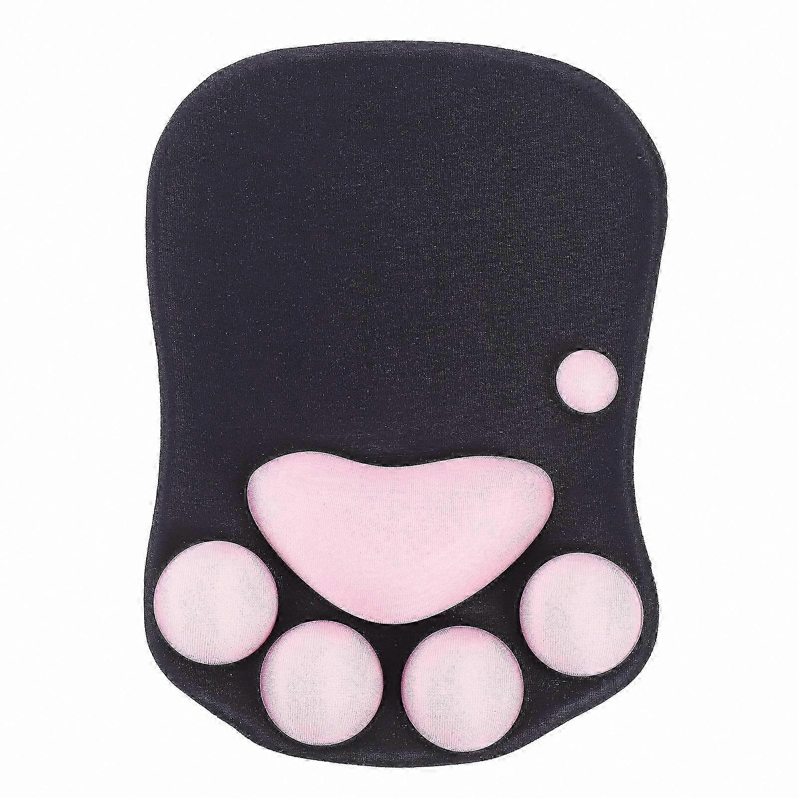 Adorable Cat Paw Mouse Pad with Wrist Support for Office Use