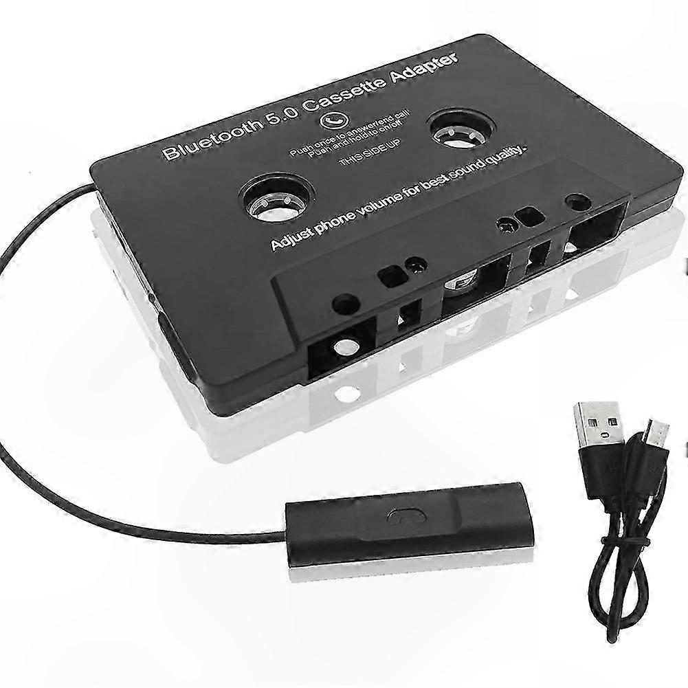 Bluetooth 5.0 Cassette Adapter for Car Stereo AUX Music Playback Converter
