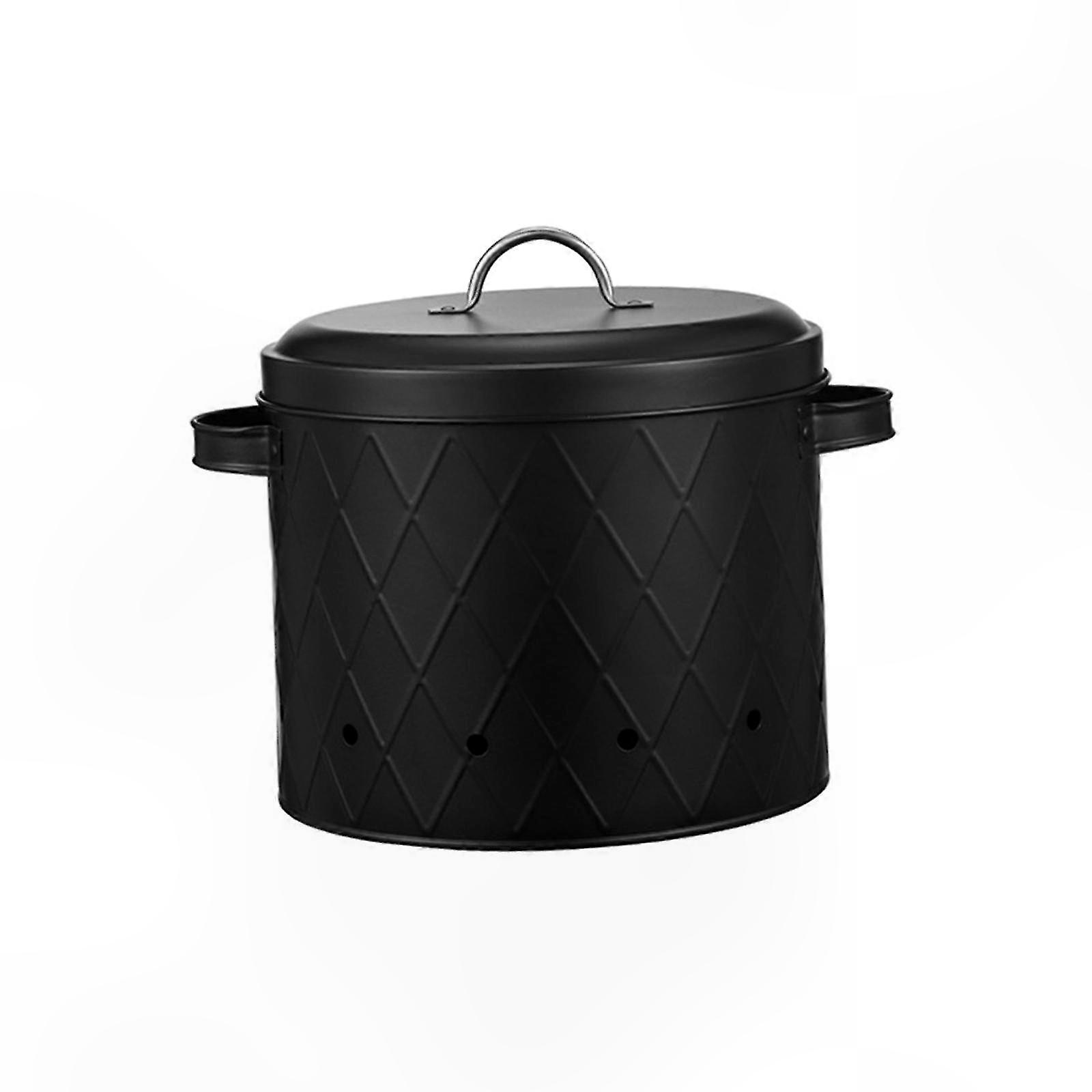 Ventilated Metal Container for Storing Vegetables and Food Items