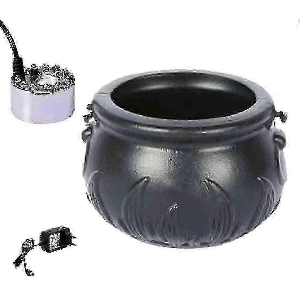 Halloween LED Fog Machine with Color Changing Lights for Party Decorations, EU Plug