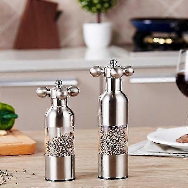 Creative Kitchen Spice Grinder for Pepper and Salt with Adjustable Grind Settings for Home Cooking Essentials