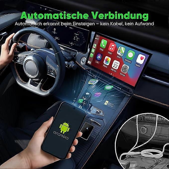 For Andr0id Aut0 Convert Android Auto Cable to Wireless | Compatible with Android 11 or later