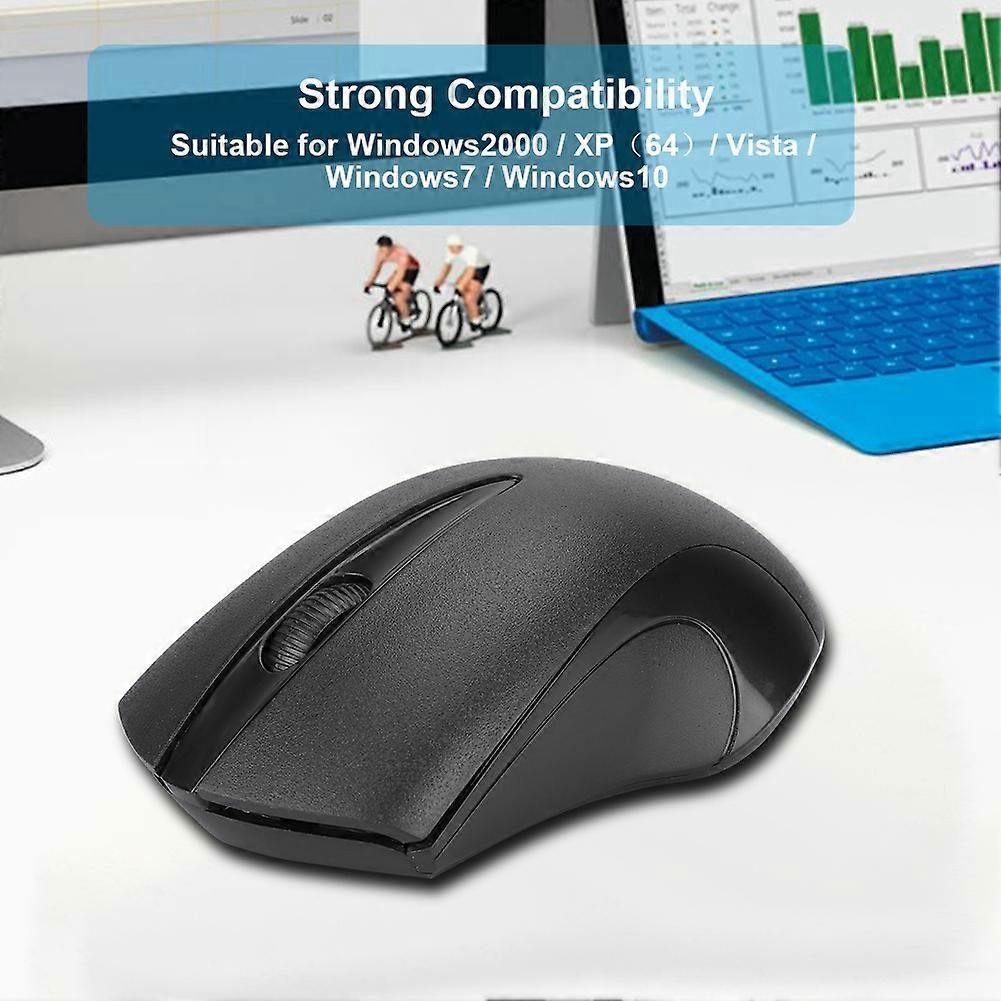 Wireless Ergonomic Optical Mouse USB Receiver 11x6.5x4cm