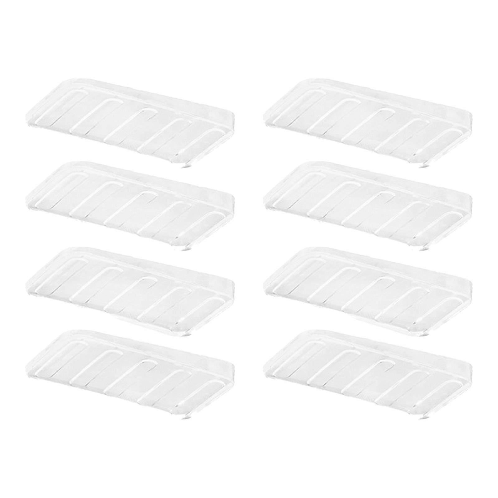 4/8Pcs Leveling Shims Furniture Wedge Clear Table Stabilizers Adjustable Block for Furniture Stabilization Enduring Multicolor