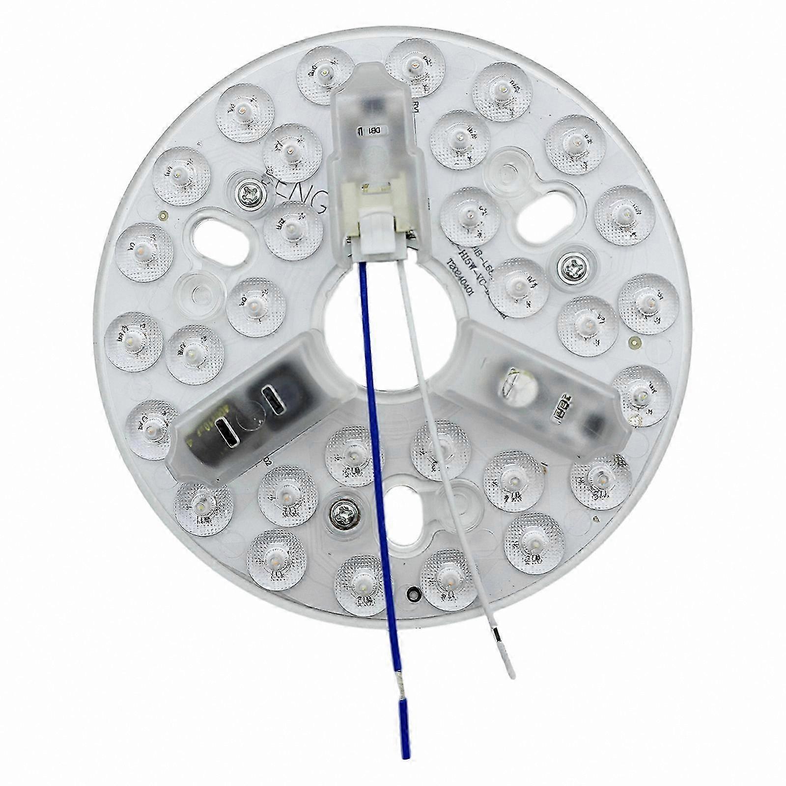 Ceiling Fan Light Upgrade Kit with 15W Round LED Panel and Adjustable Color Temperatures