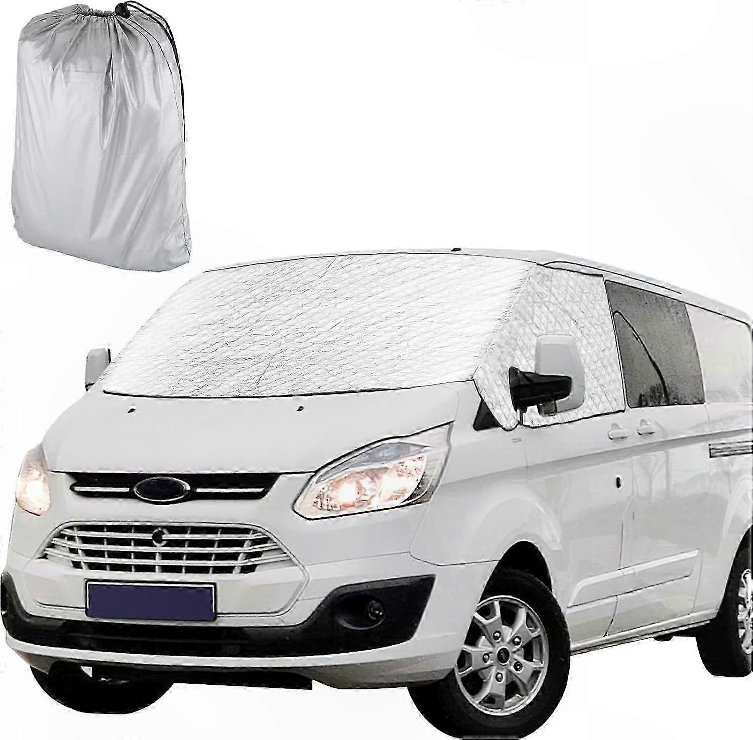 Κάλυμμα παρμπρίζ για Van 2001-2014, 600D Ox Fabric Snow Sun Shade Protector για τα οχήματα μεταφοράς