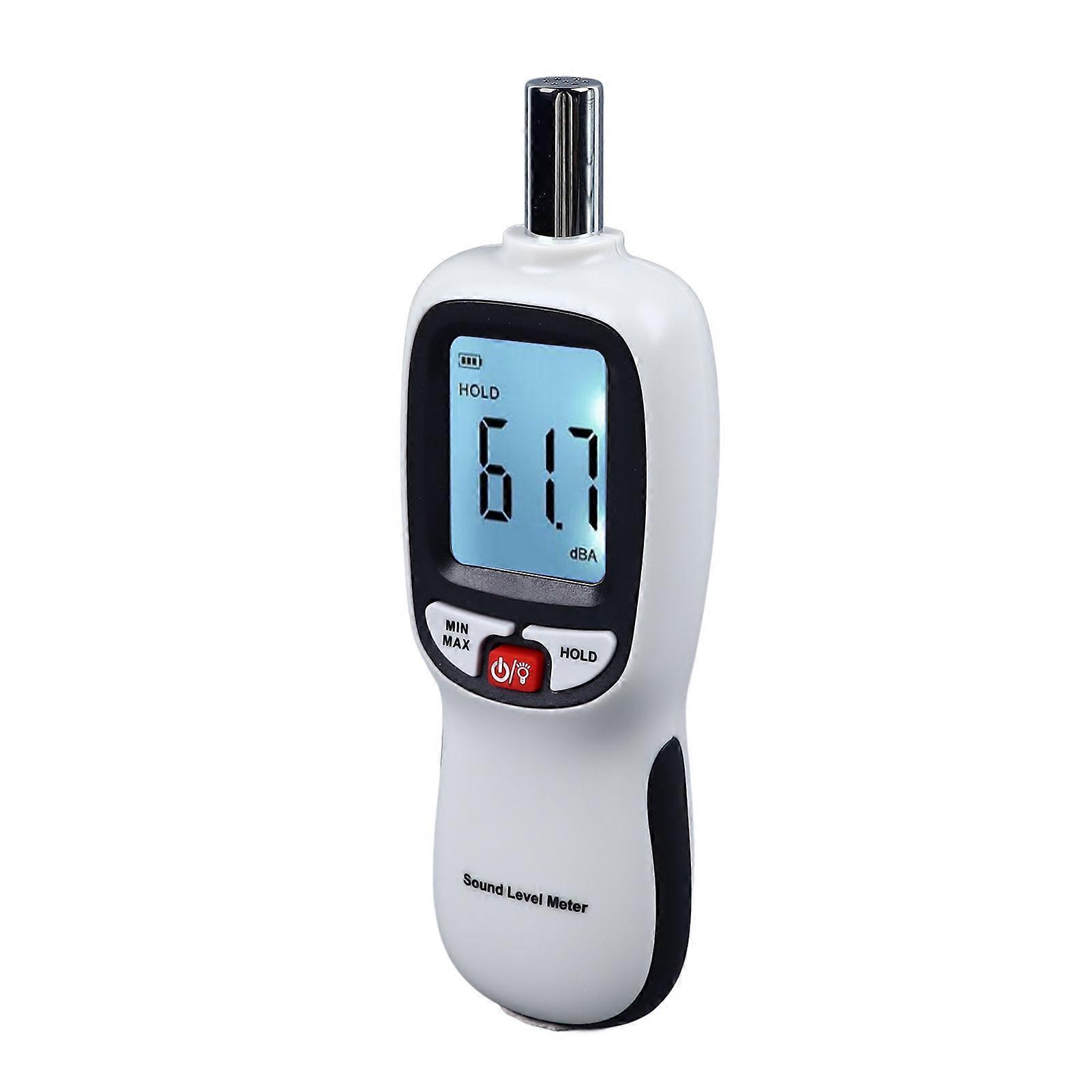 Portable Sound Level Meter 30-130dB LCD Backlit Noise Tester