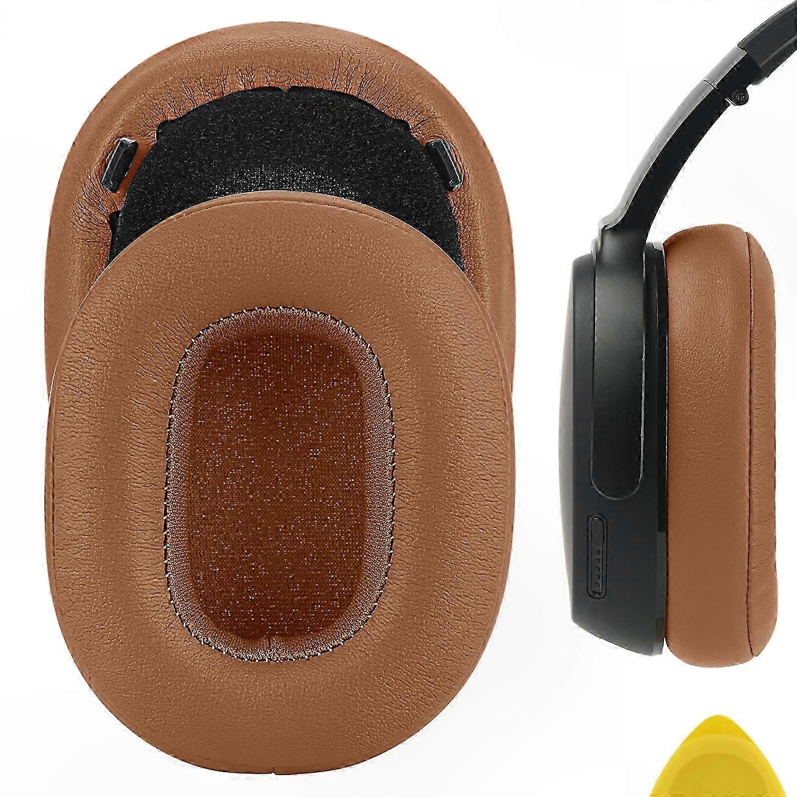 Replacement Ear Pads for Over-Ear Headphones, Soft Brown Cushions, Compatible with Multiple Models