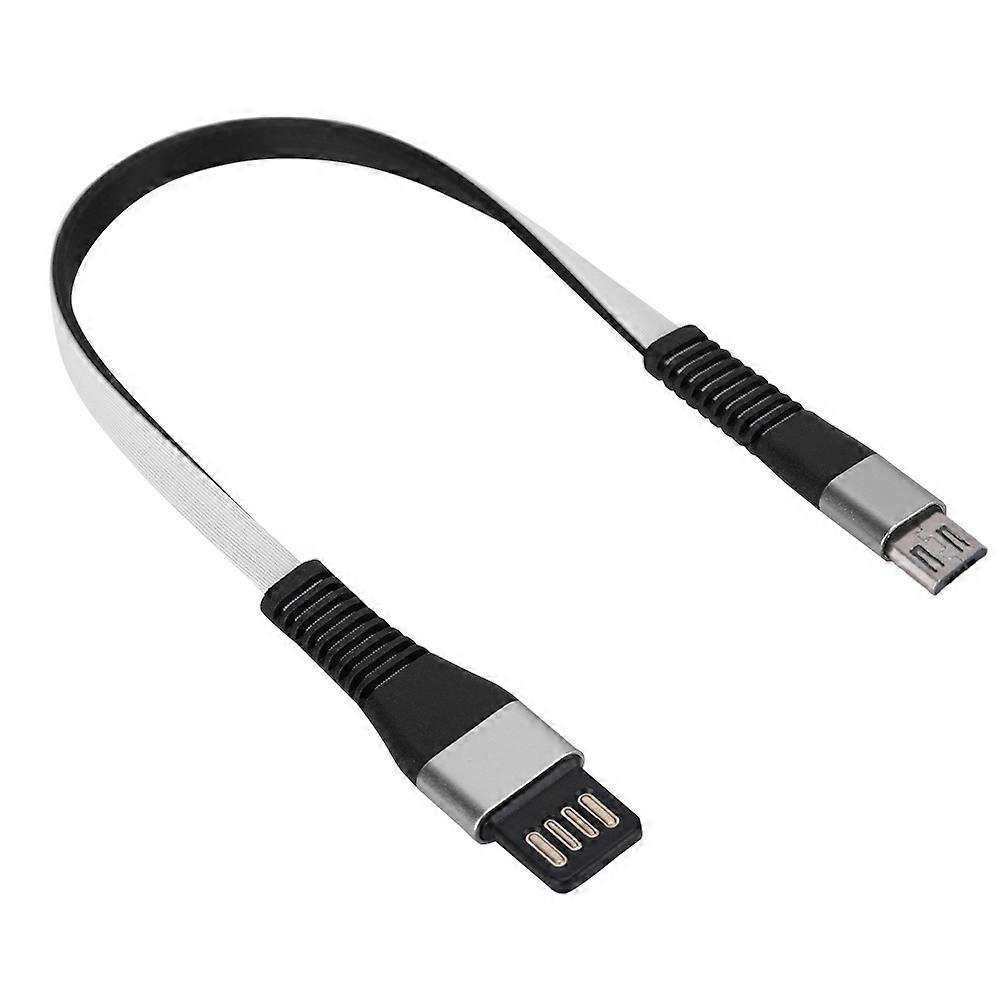 USB 1m Double-sided Blind Plugged Data Cable for Computer Phone white black