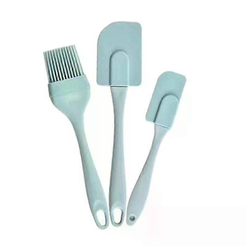 Silicone Cream Scraper, 3pcs Set Nonstick Silicone Utensils for Cooking Baking Mixer