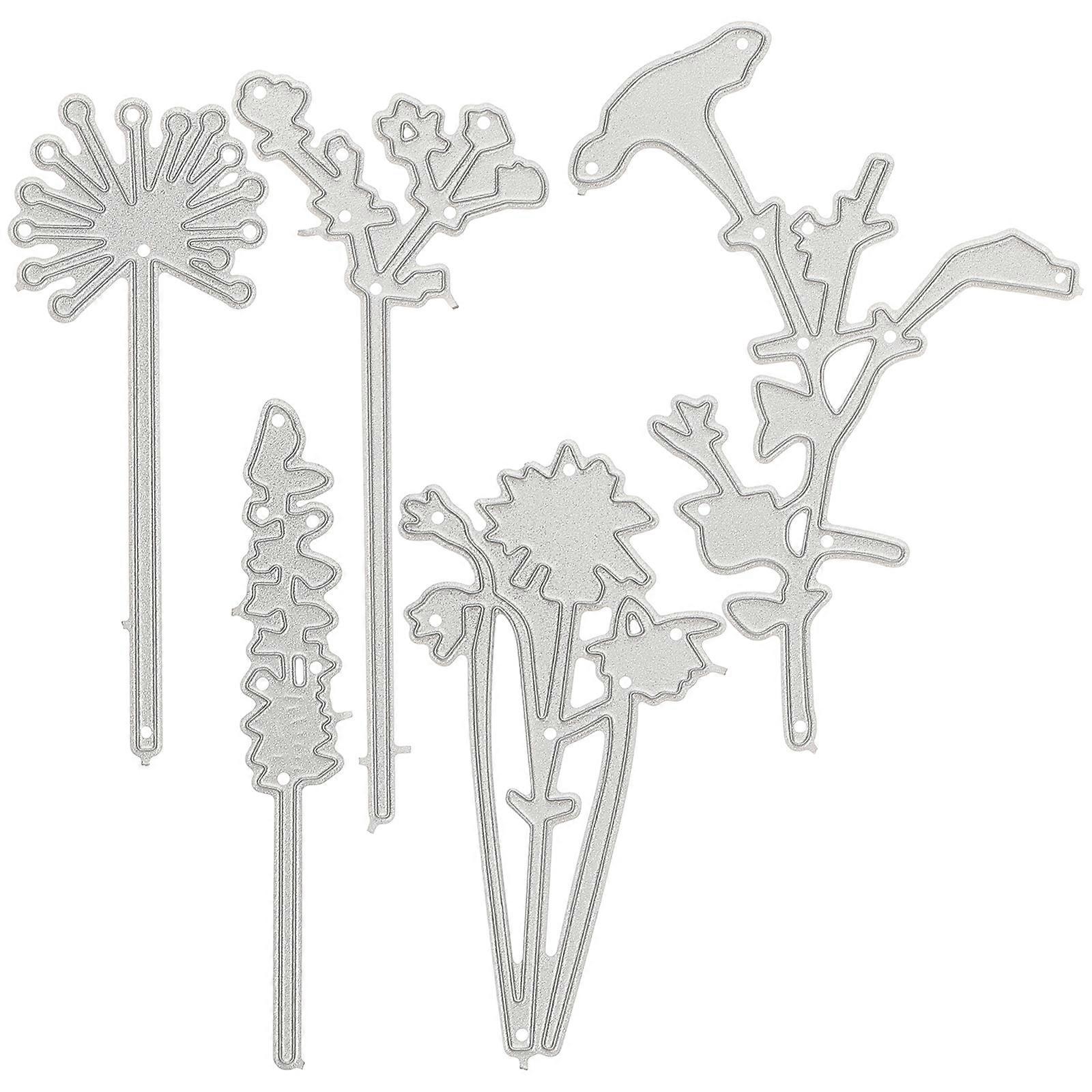 Craft Dies For Cardmaking Metal Cutting Molds Diy Scrapbooking Supplies Silver Color 10.8cm x 9cm x 0.1cm 1Set