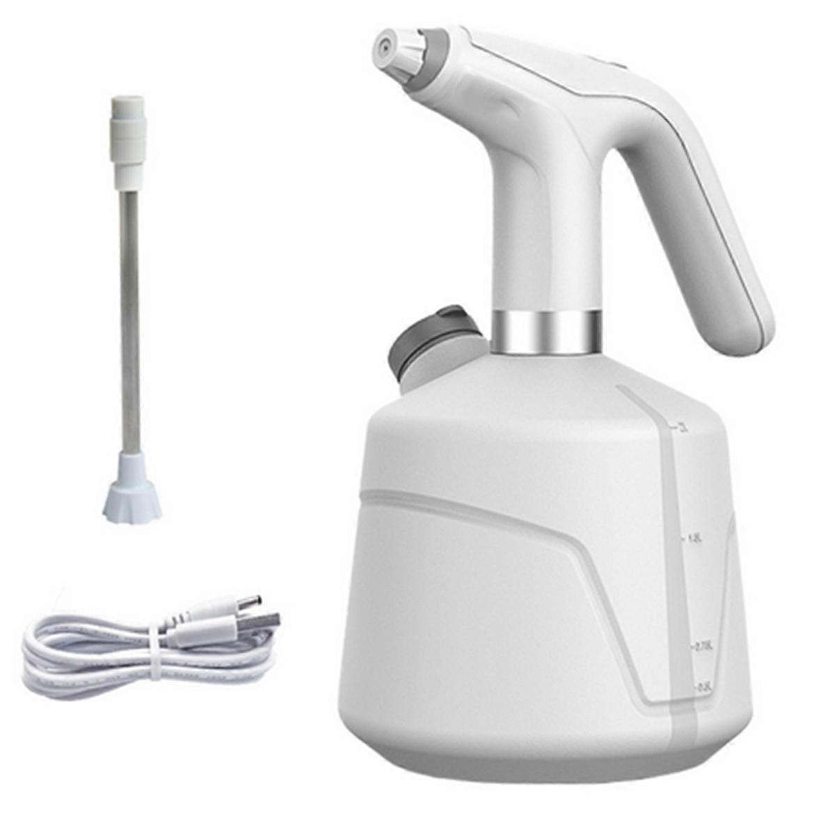 Electric Plant Bottle Automatic Watering Fogger White