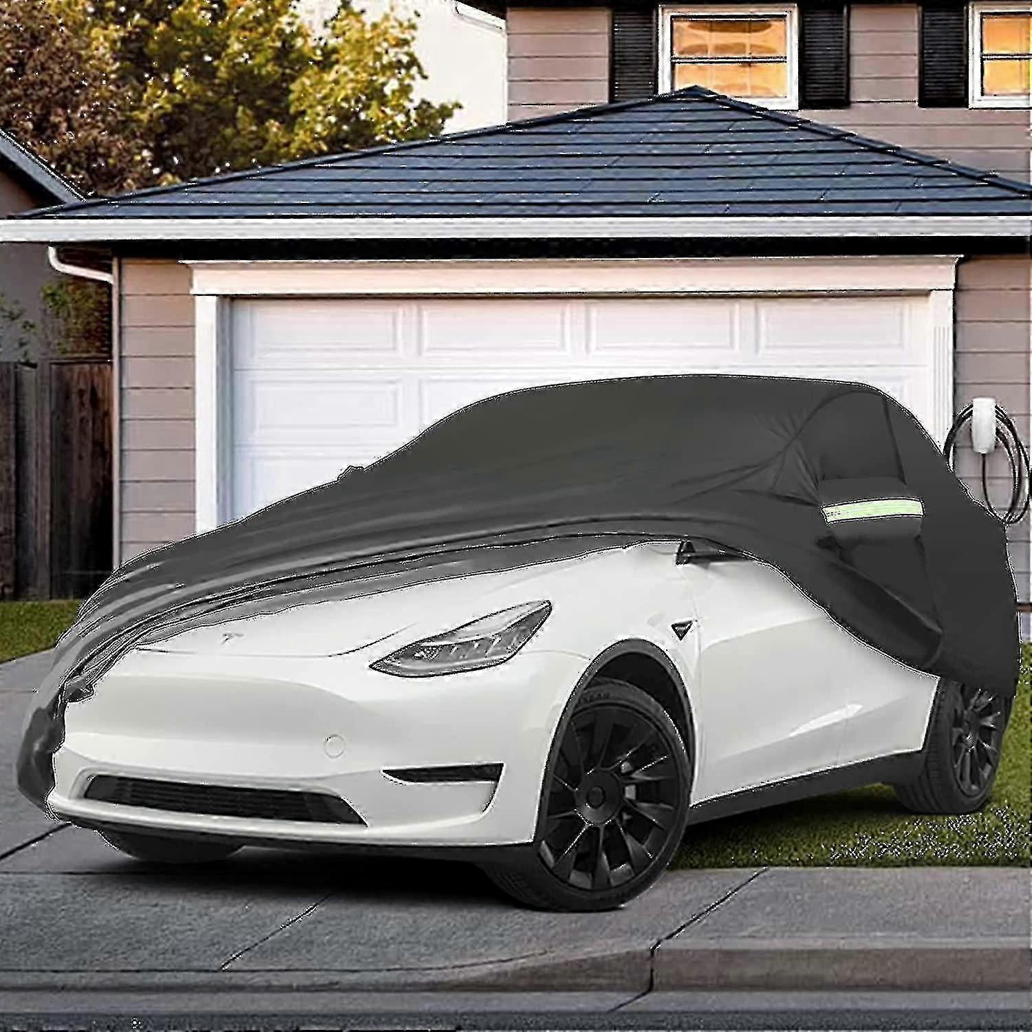 All-Weather Car Cover with UV Protection and Ventilated Mesh for Model Y 2020-2023