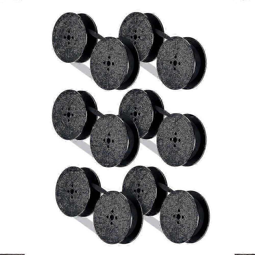6pack Typewriter Ribbon Spool Typewriter Ribbon Ink Spool Pack Ink Replacement Part For Typewriter(-haoyi