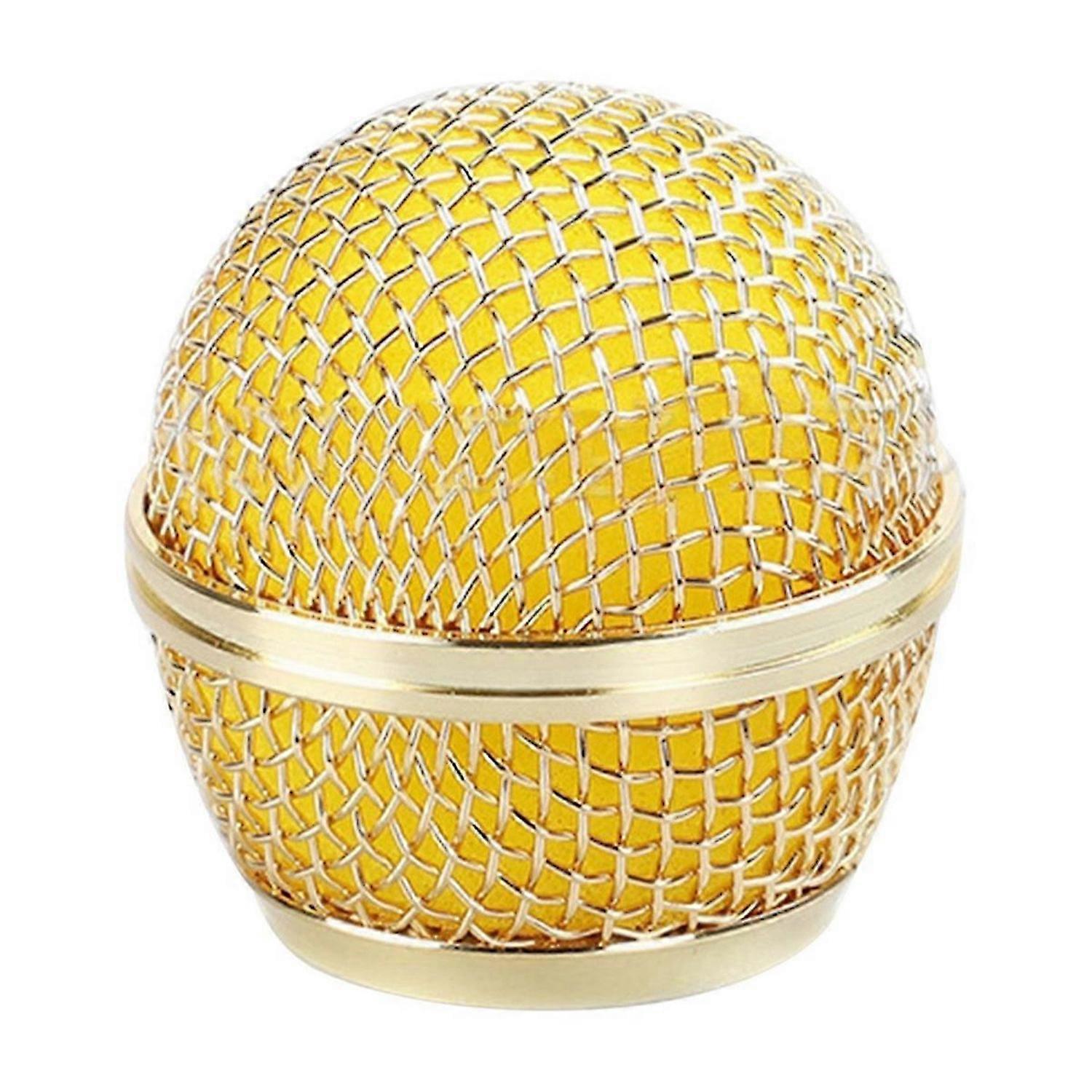 Wireless Microphone Grille Microphone Accessories gold