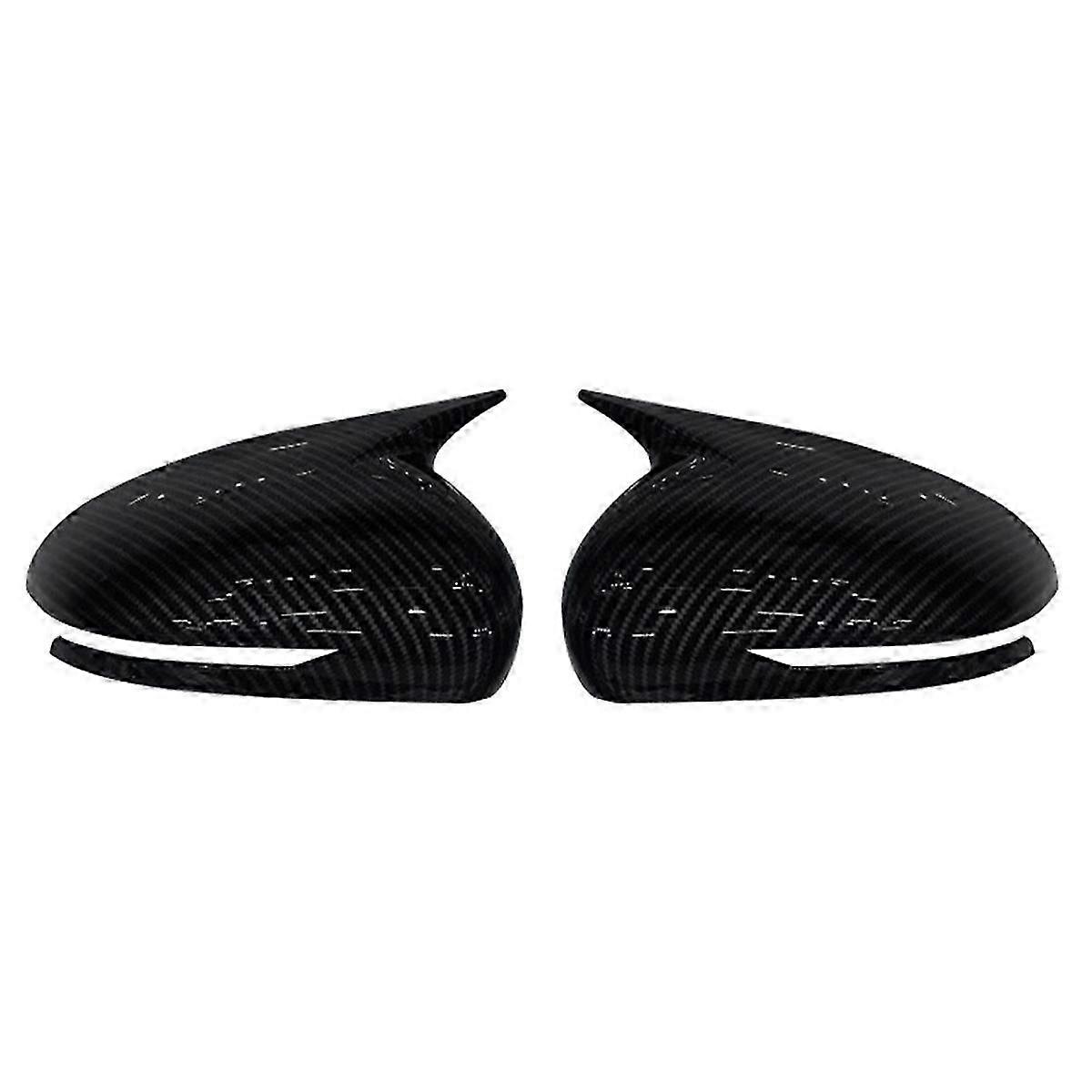 Car Rearview Side Mirror Cover Wing Cap Exterior Door Housing Shell Trim for G70 2017-2023 Carbon F